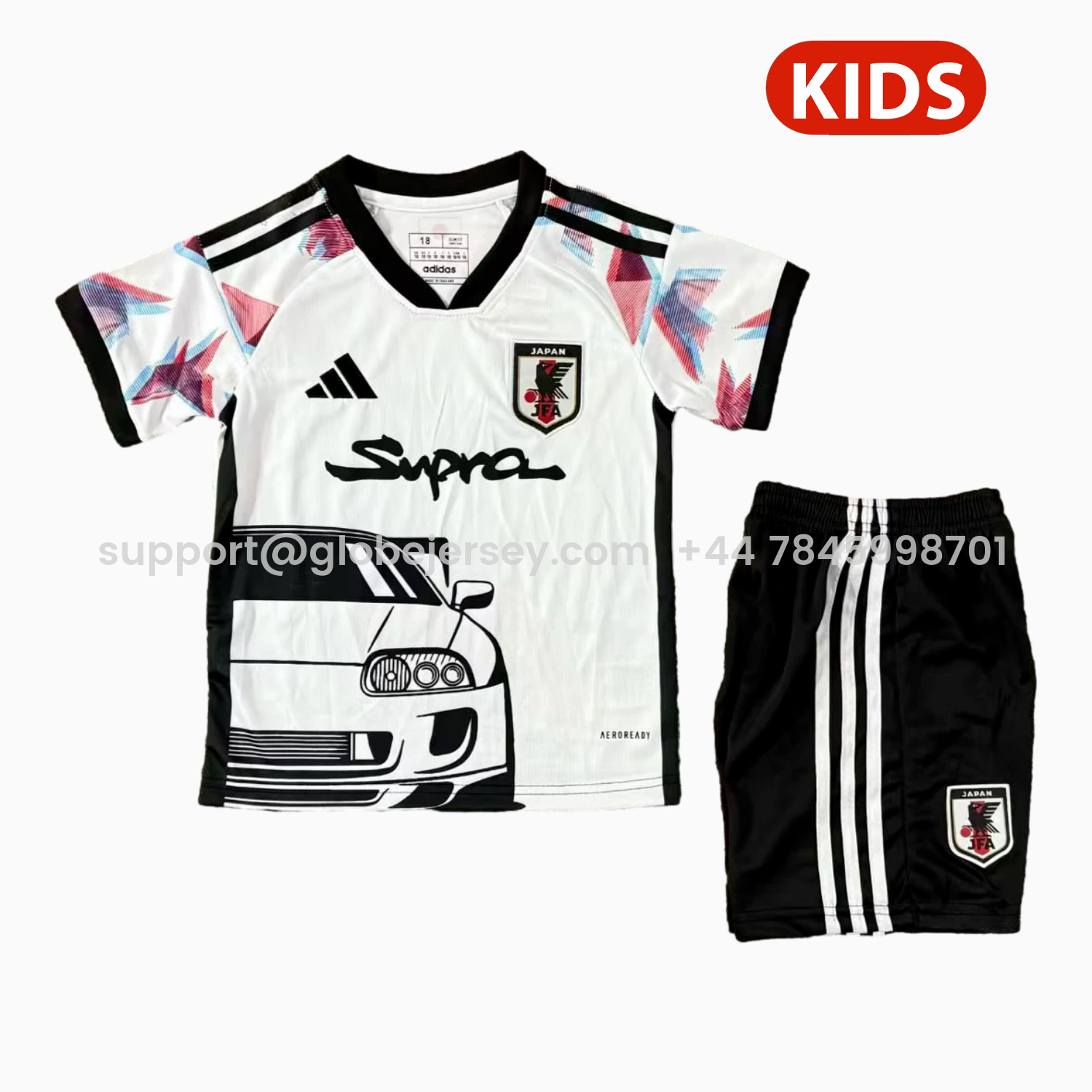 Japan 25-26 Black Car White Special Kids Kit