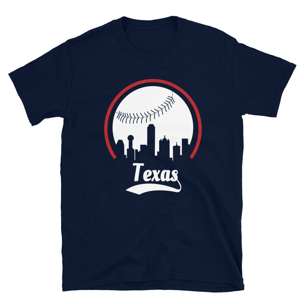 Unisex Texas Rangers Baseball Tee Shirt