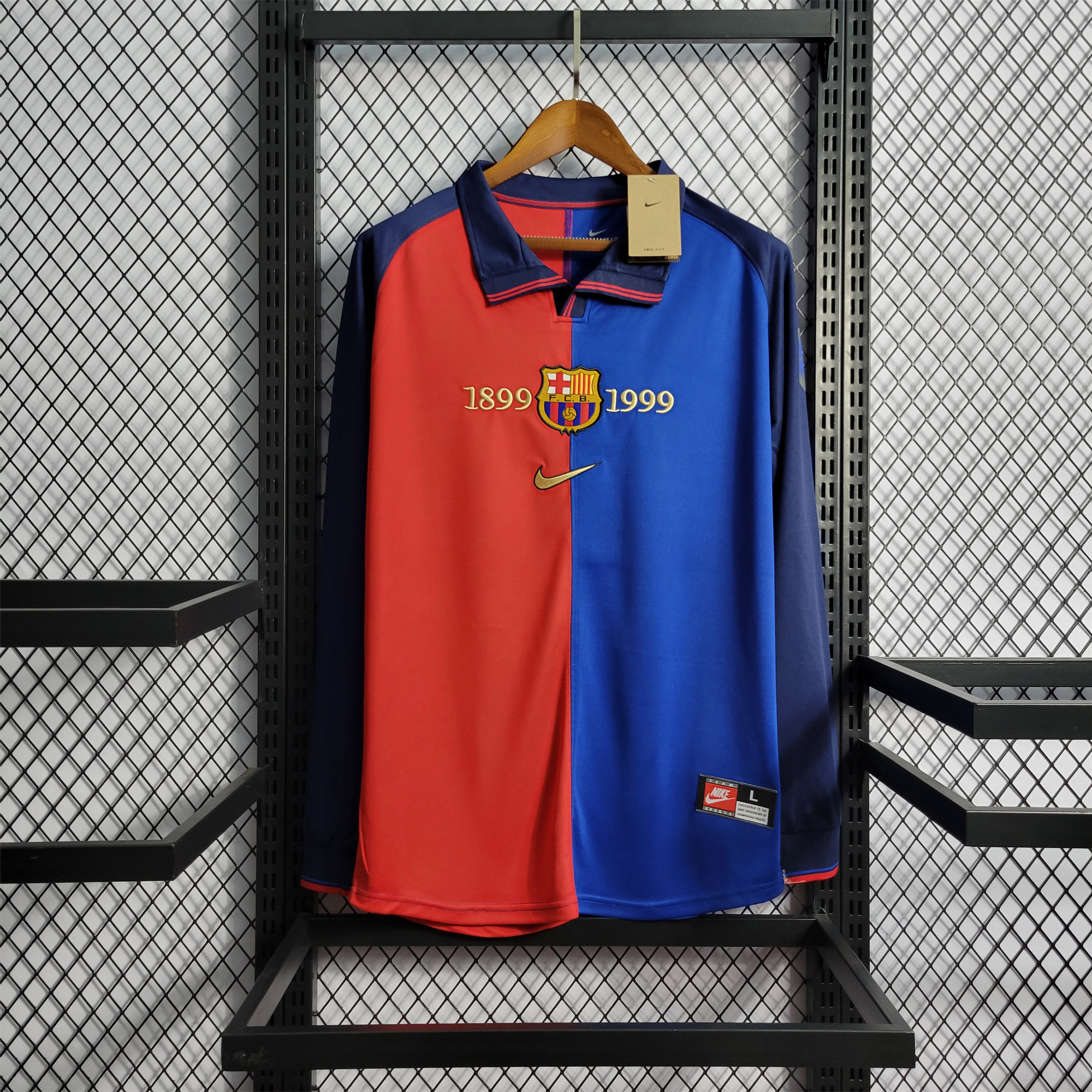 Retro Barcelona Centenary Edition Long Sleeve Jersey