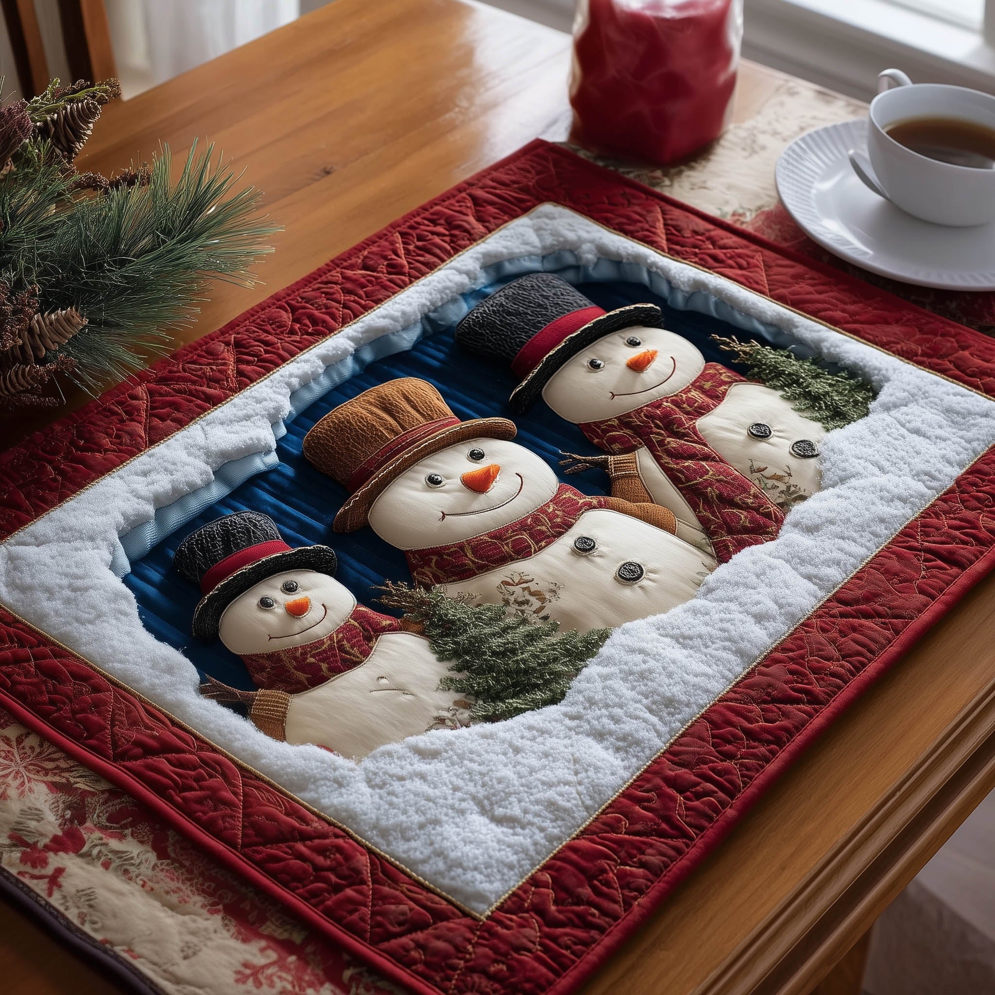 Winter Snowman Quilted Place Mat GFTONT5985