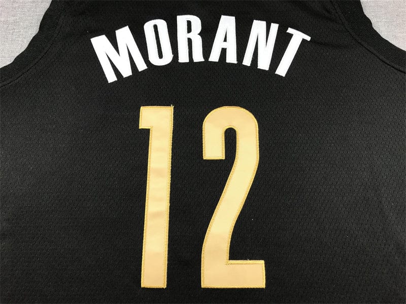 Men's Jersey 2024 Season Grizzlies #12 Black City Edition MORANT