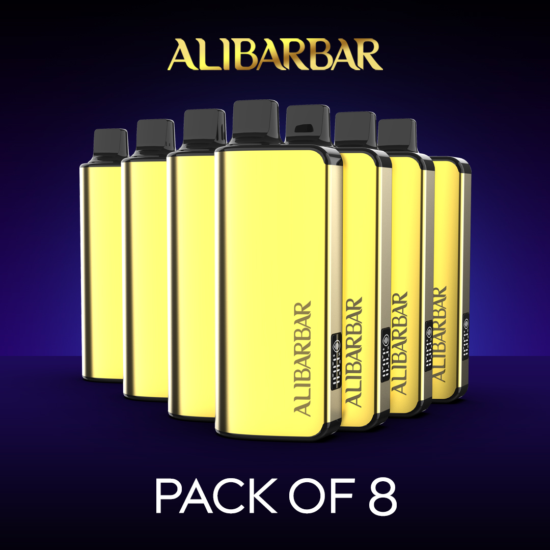 ALIBARBAR INGOT 9000 Puffs - 8PCS