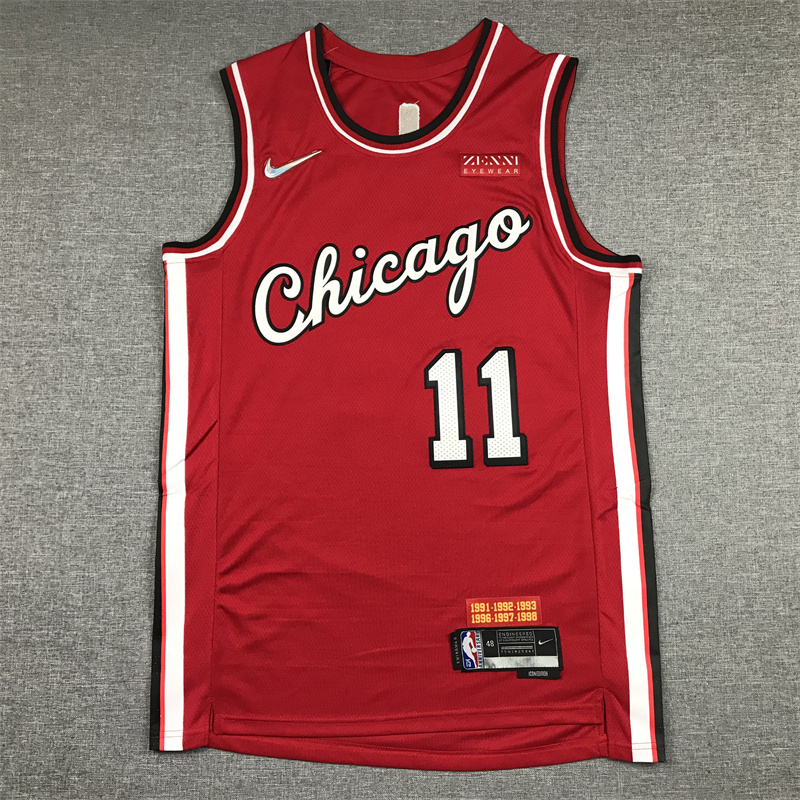 Unisex Bulls 2024/25 Embroidered Swingman Jersey City Edition