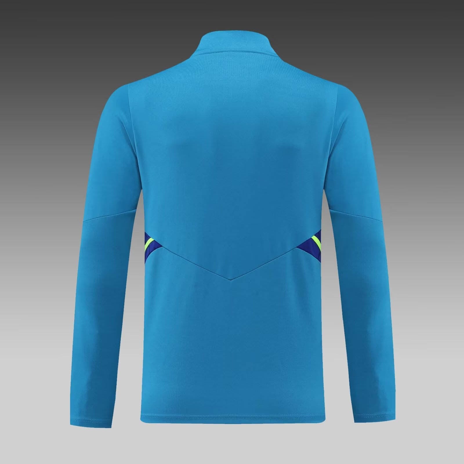 2022/2023 Juventus Half-Pull Training Suit Blue Football Shirt 1:1 Thai Quality