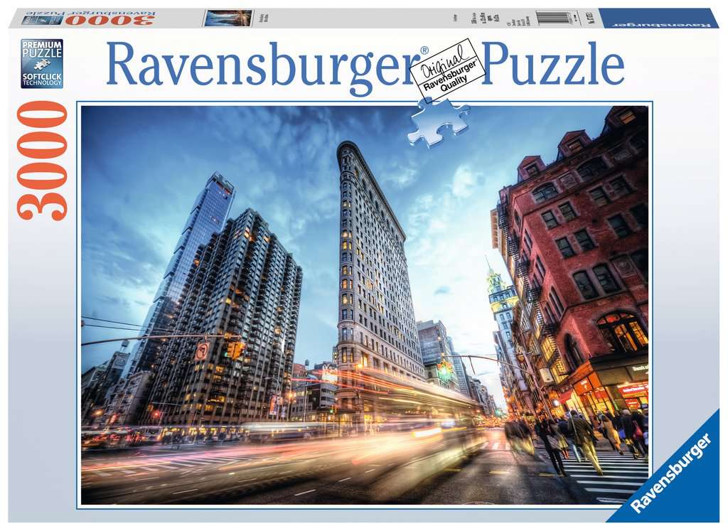Flat Iron Building, New York – 3000 Piece Jigsaw Puzzle (Ravensburger)
