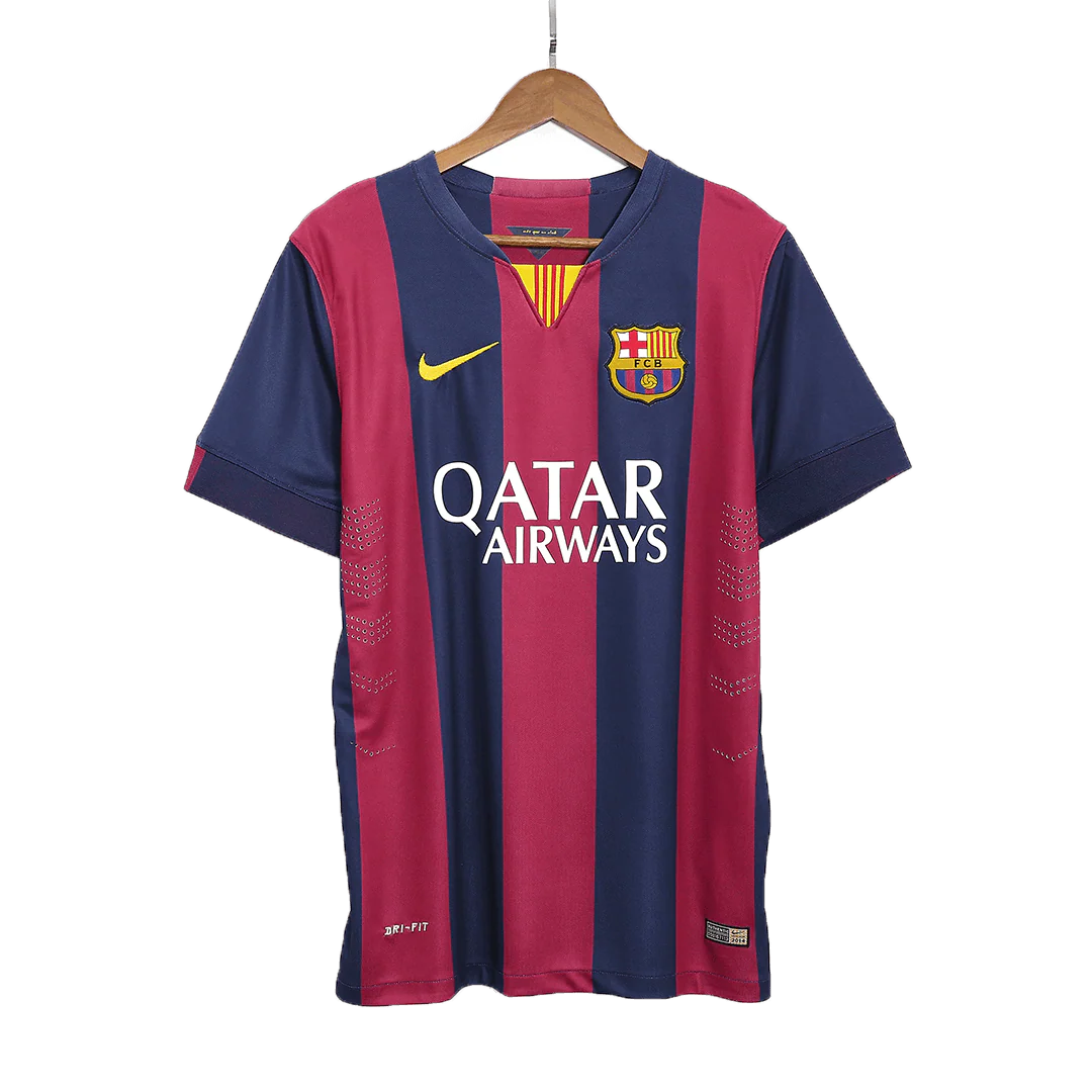 Barcelona SUÁREZ #9 2014/15 Retro Home Soccer Jersey