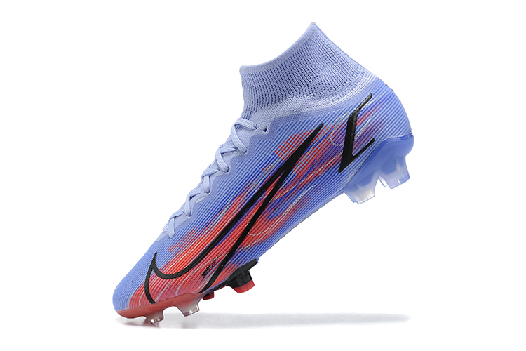 Assassin XIV High Top Mbappe Flames Exclusive Boots Fully Knitted Waterproof FG Football Shoes