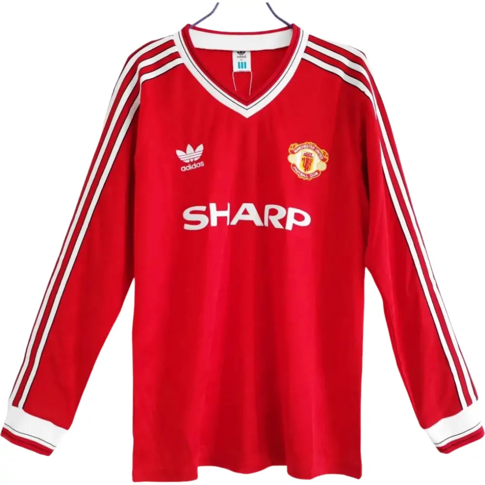 1986/1988 Manchester United Home Long Sleeve Retro Jersey