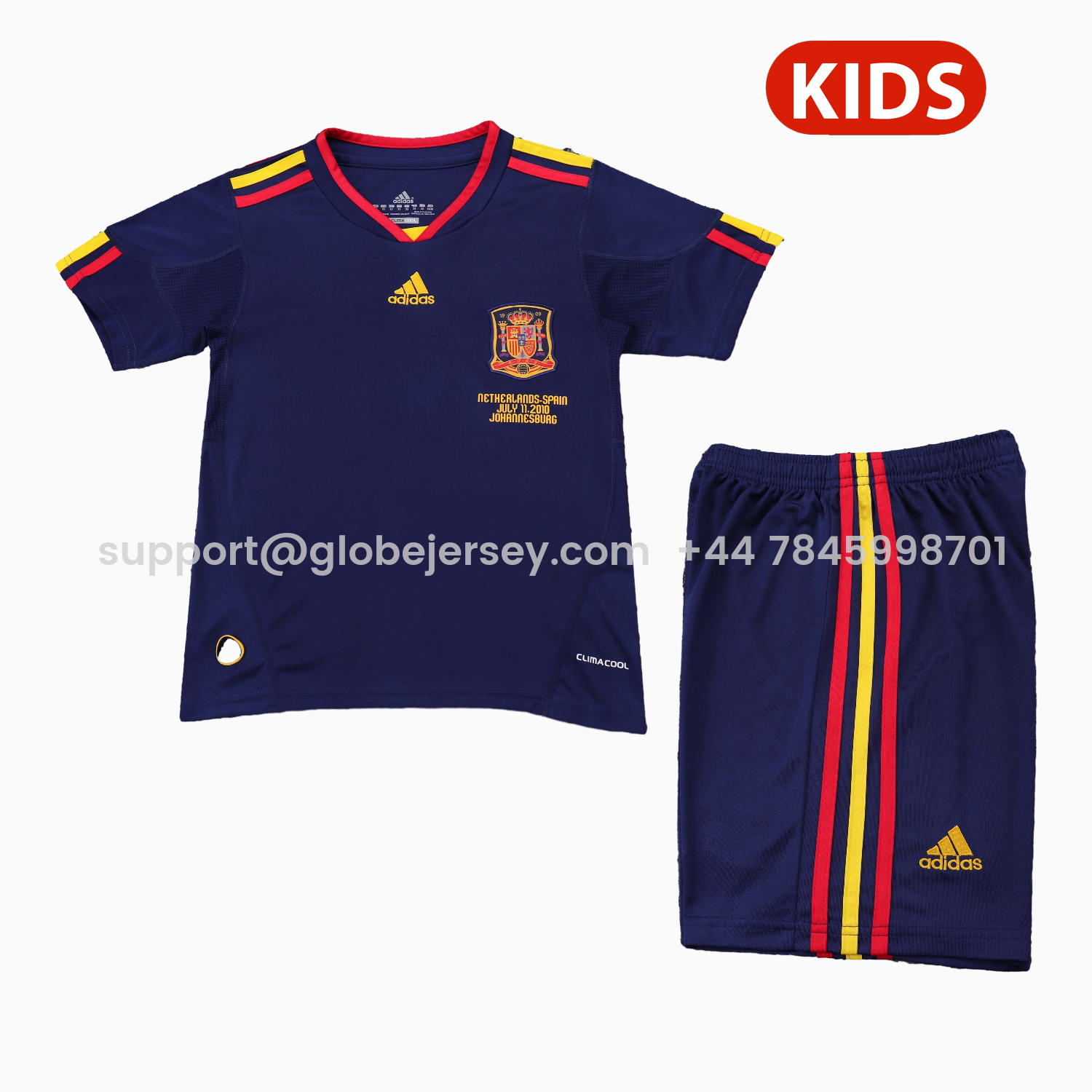 Retro Spain 2010 Away Kids Kit