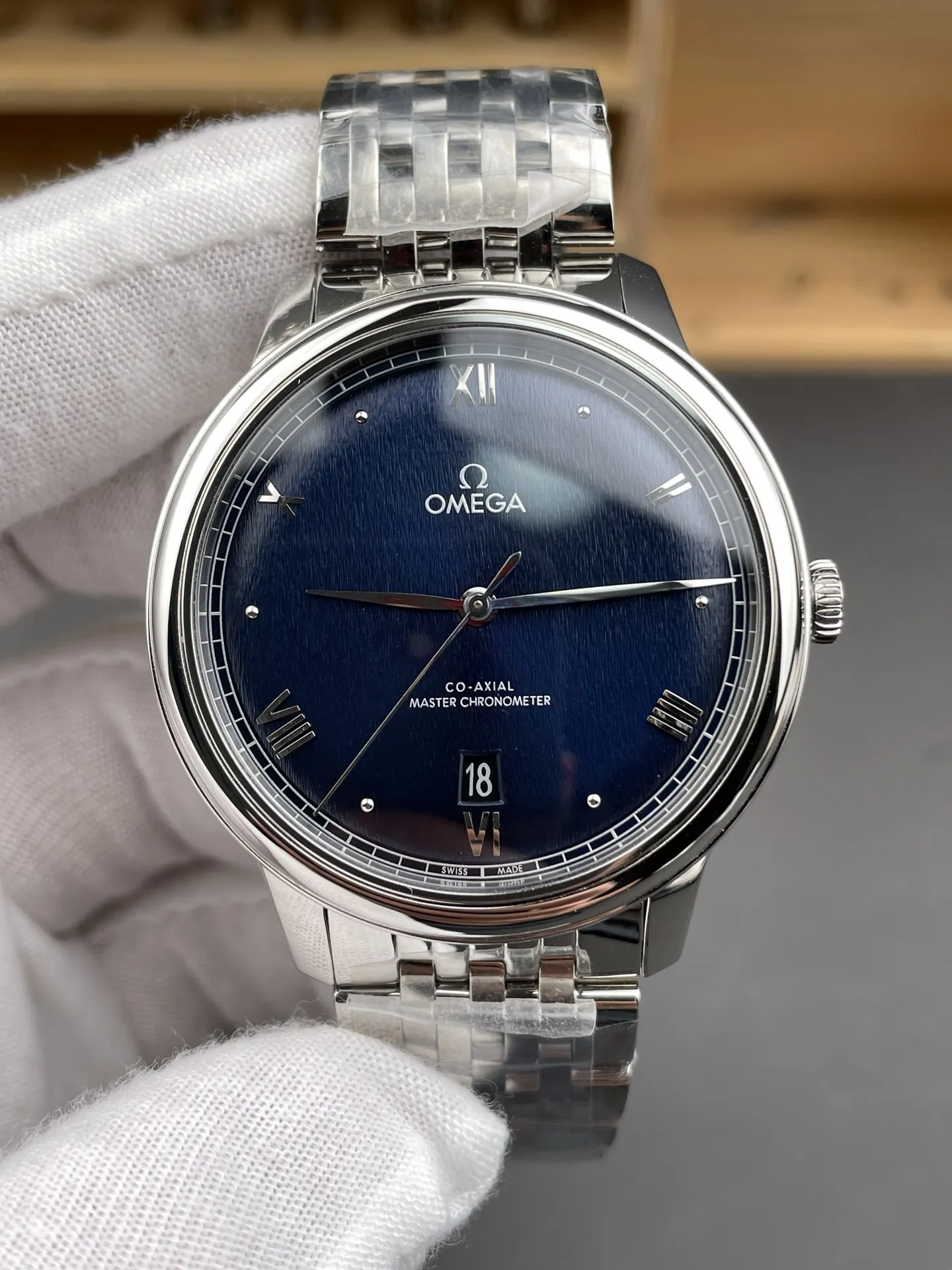 Omega De Ville Blue 39.5mm