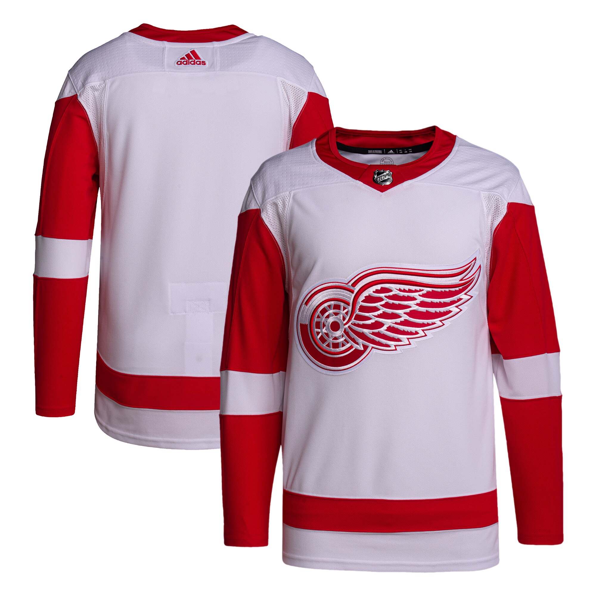 Detroit Red Wings  Men’s Away Primegreen  Jersey – White