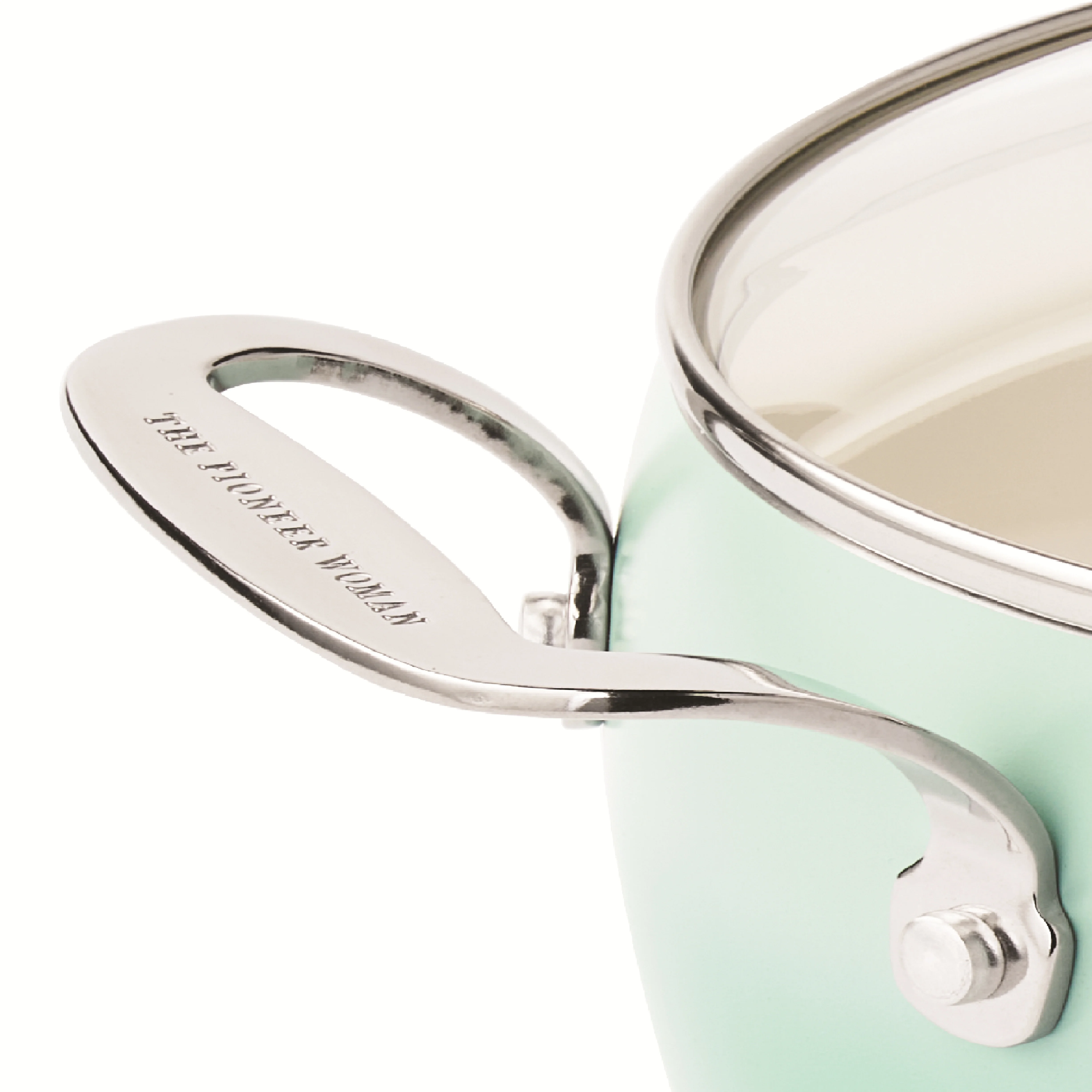 The Pioneer Woman Harlow 15-Piece Cookware Set, Ceramic Non-Stick Pots and Pans Set, Taupe