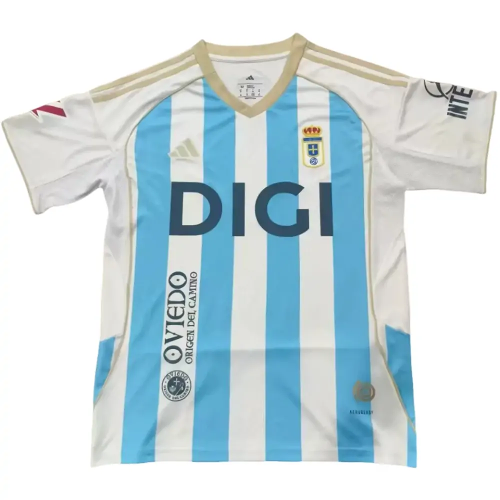 2025-26 Oviedo Second Away Short Sleeve Jersey - Fans Edition