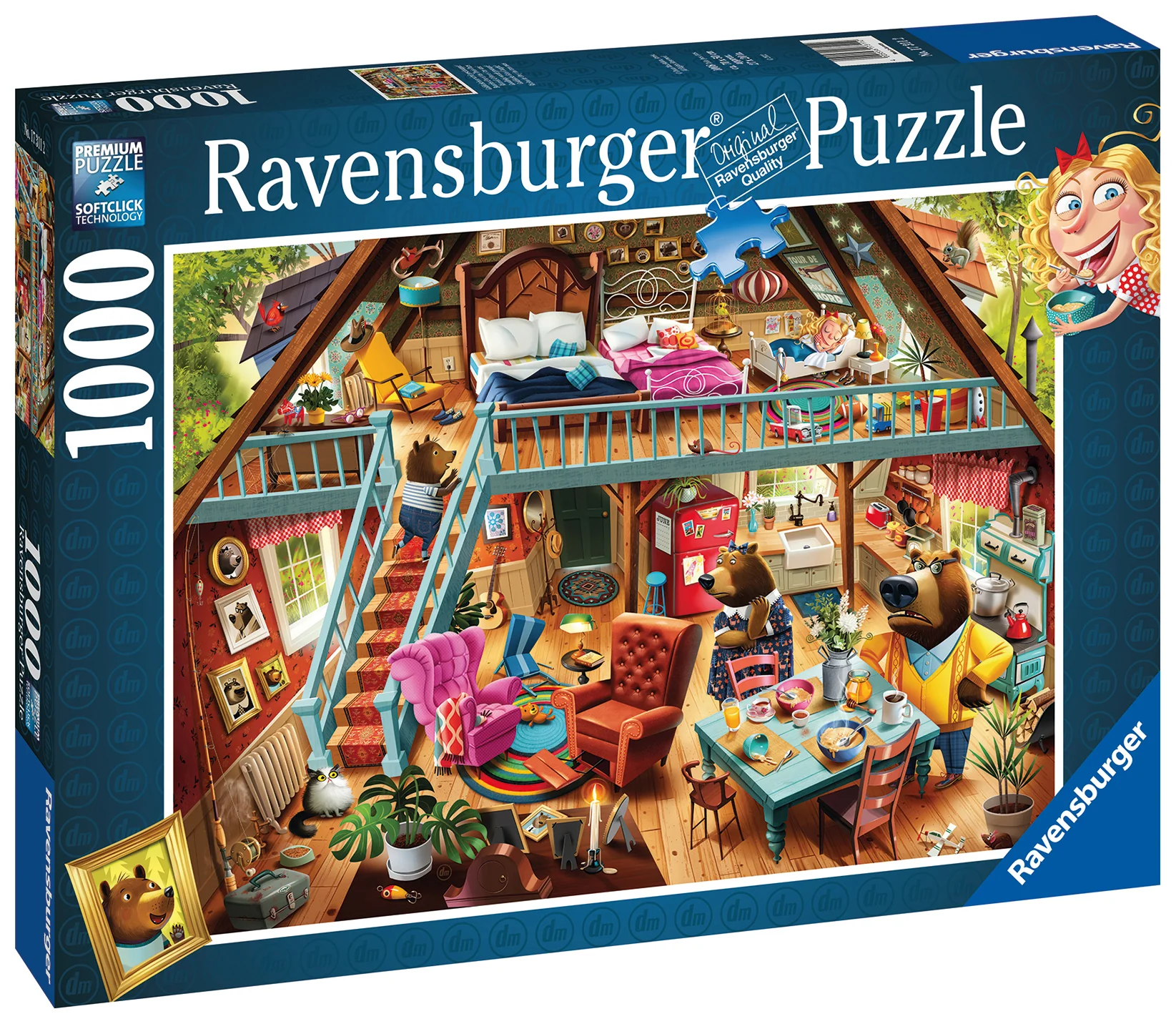 Goldilocks Gets Caught! – 1000 Piece Jigsaw Puzzle (Ravensburger)