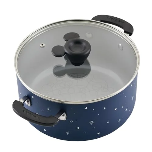 Farberware Bon Voyage Ceramic Nonstick Pots and Pans Set with Baking Sheet/Cookie Pan and Home Kitchen Tools, 8 Piece Non Stick Cookware Set - Blue