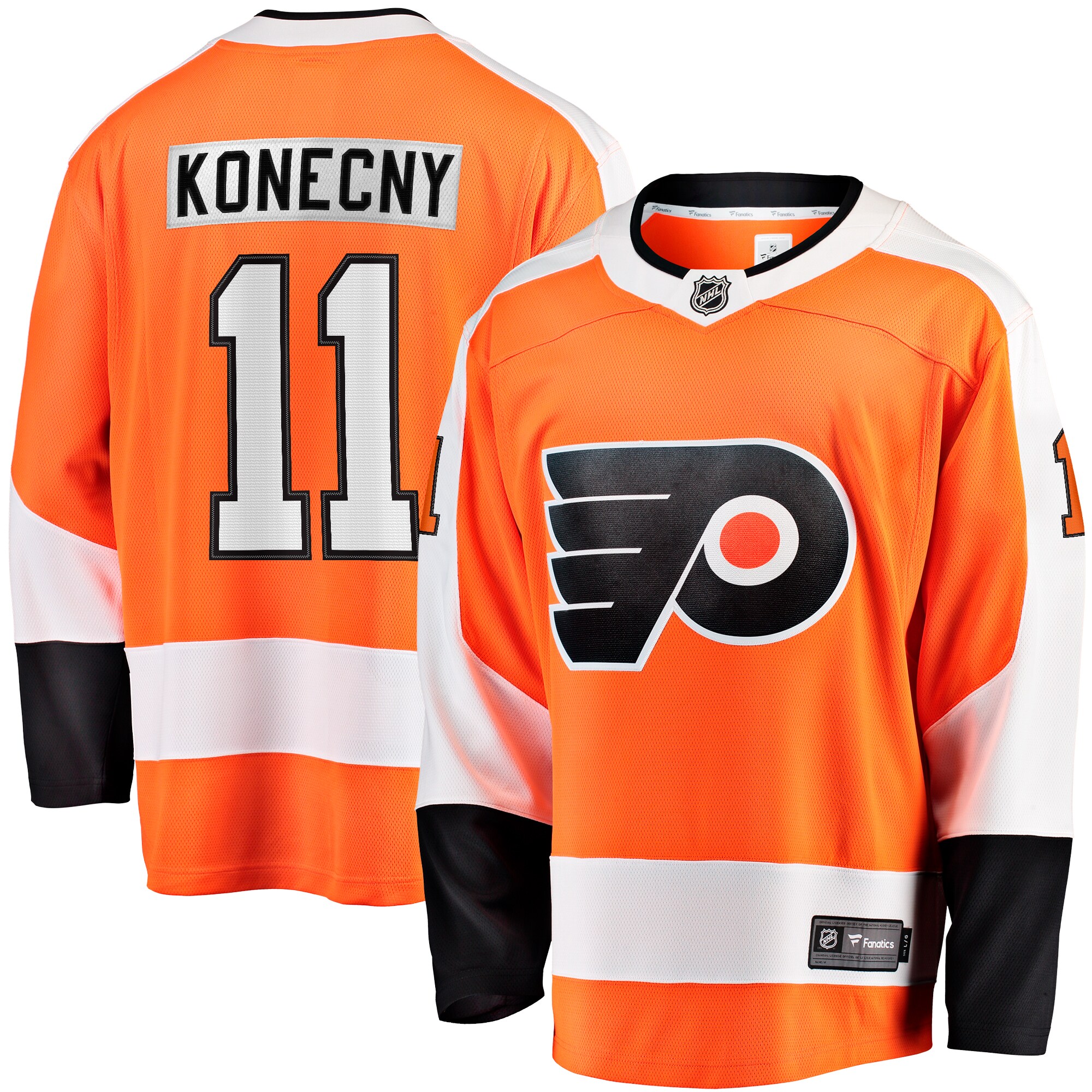 Travis Konecny Philadelphia Flyers Fanatics Home Breakaway Jersey – Orange