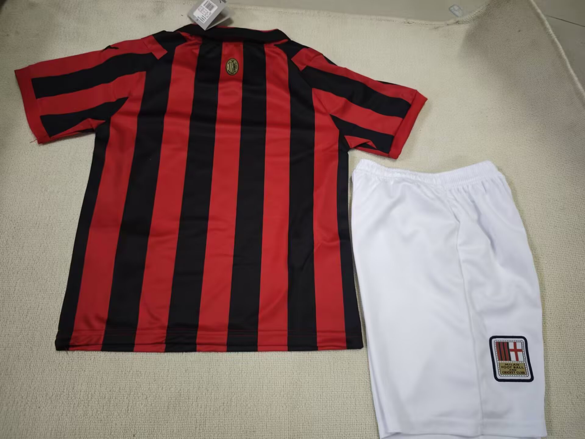 2025/2026 Kids Size AC Milan The 125th Anniversary Special Edition Red Football Shirt 1:1 Thai Quality