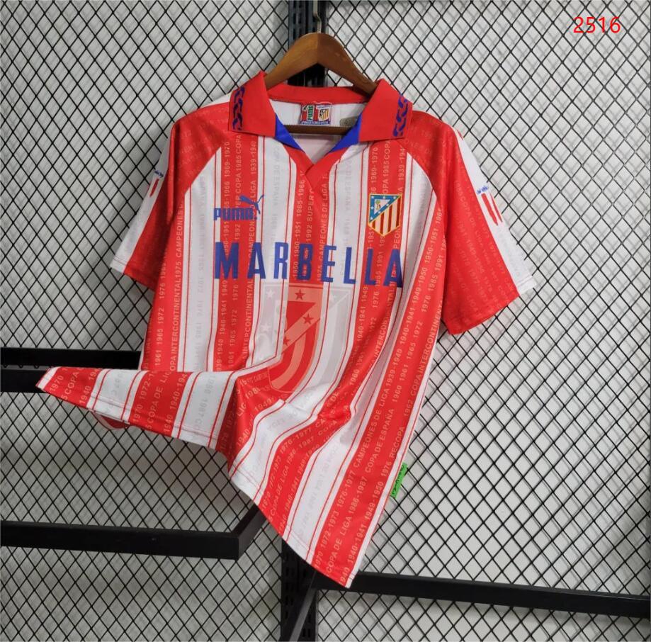 1995/1996 Atletico Madrid home retro jersey