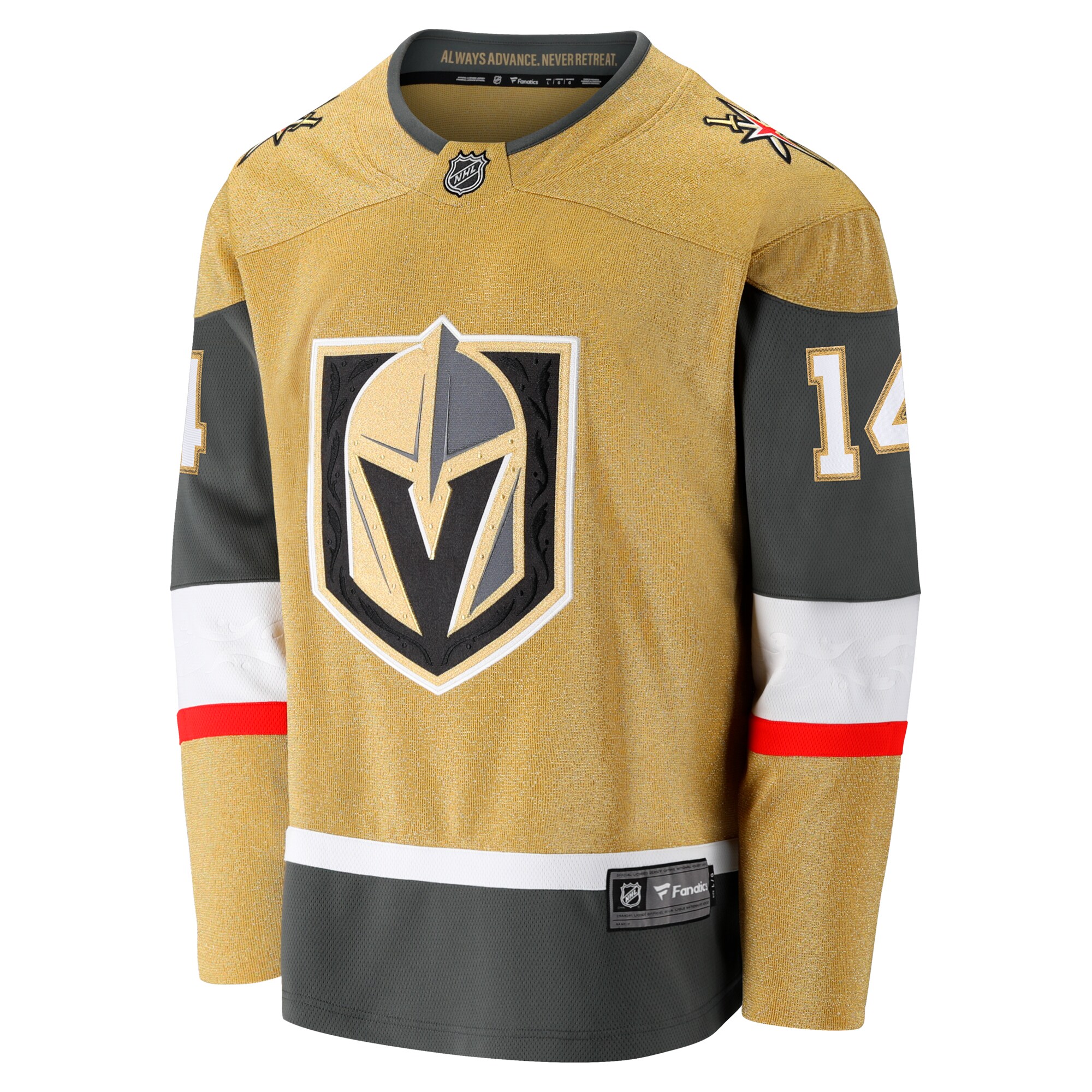 Nicolas Hague Vegas Golden Knights Fanatics Home Premier Breakaway   Jersey – Gold