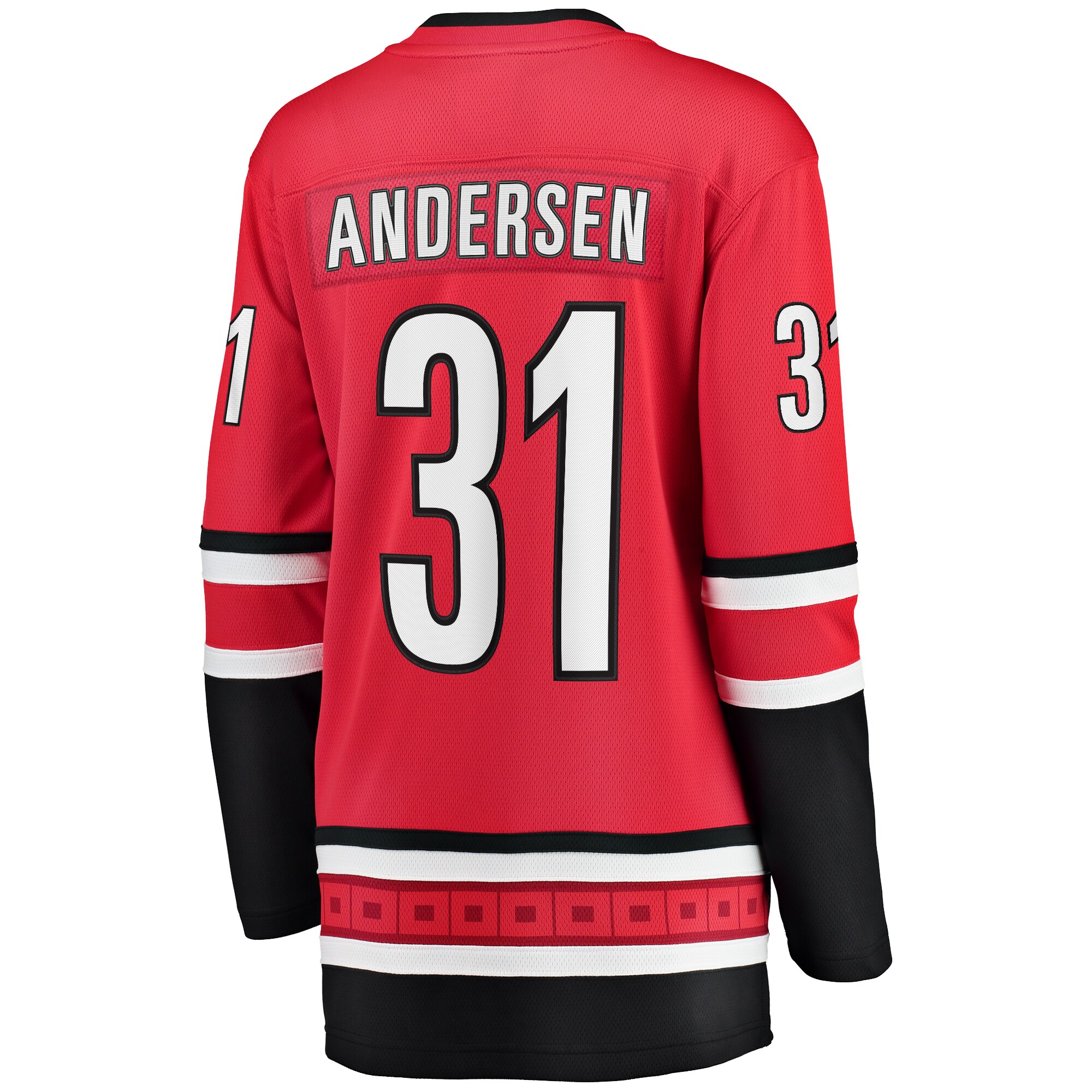 Frederik Andersen Carolina Hurricanes Fanatics Women’s Alternate Breakaway   Jersey – Red