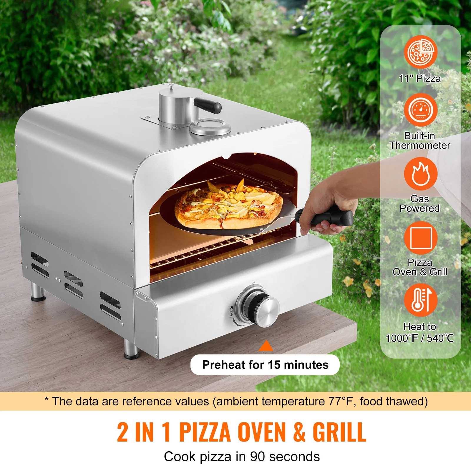 KFFKFF Exterior Pizza Cooker, 13