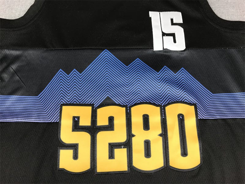 Men's Jersey 2024 Season Nuggets #15 Black City Edition JOKIC