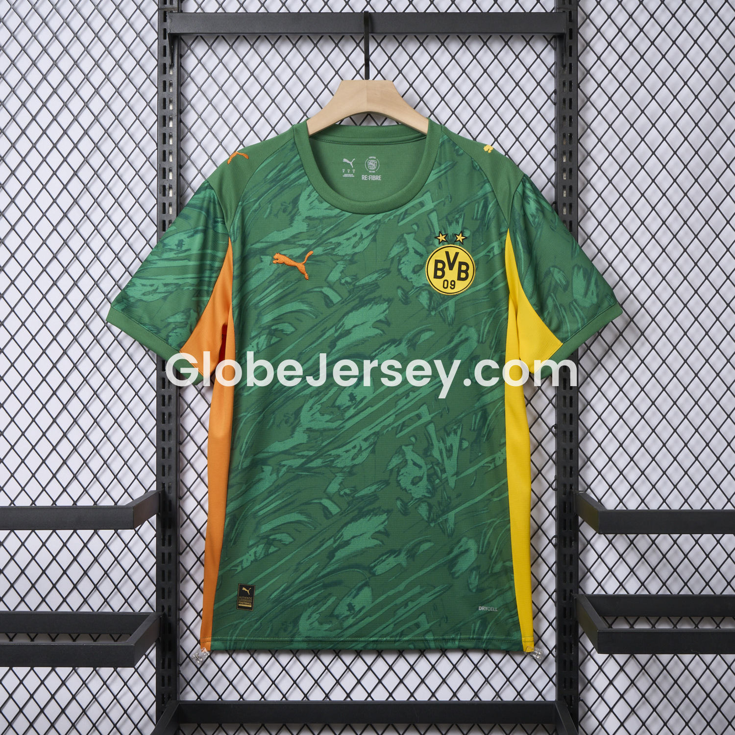 Dortmund 25-26 Green Goalkeeper Unsponsored Jersey - Fans Version