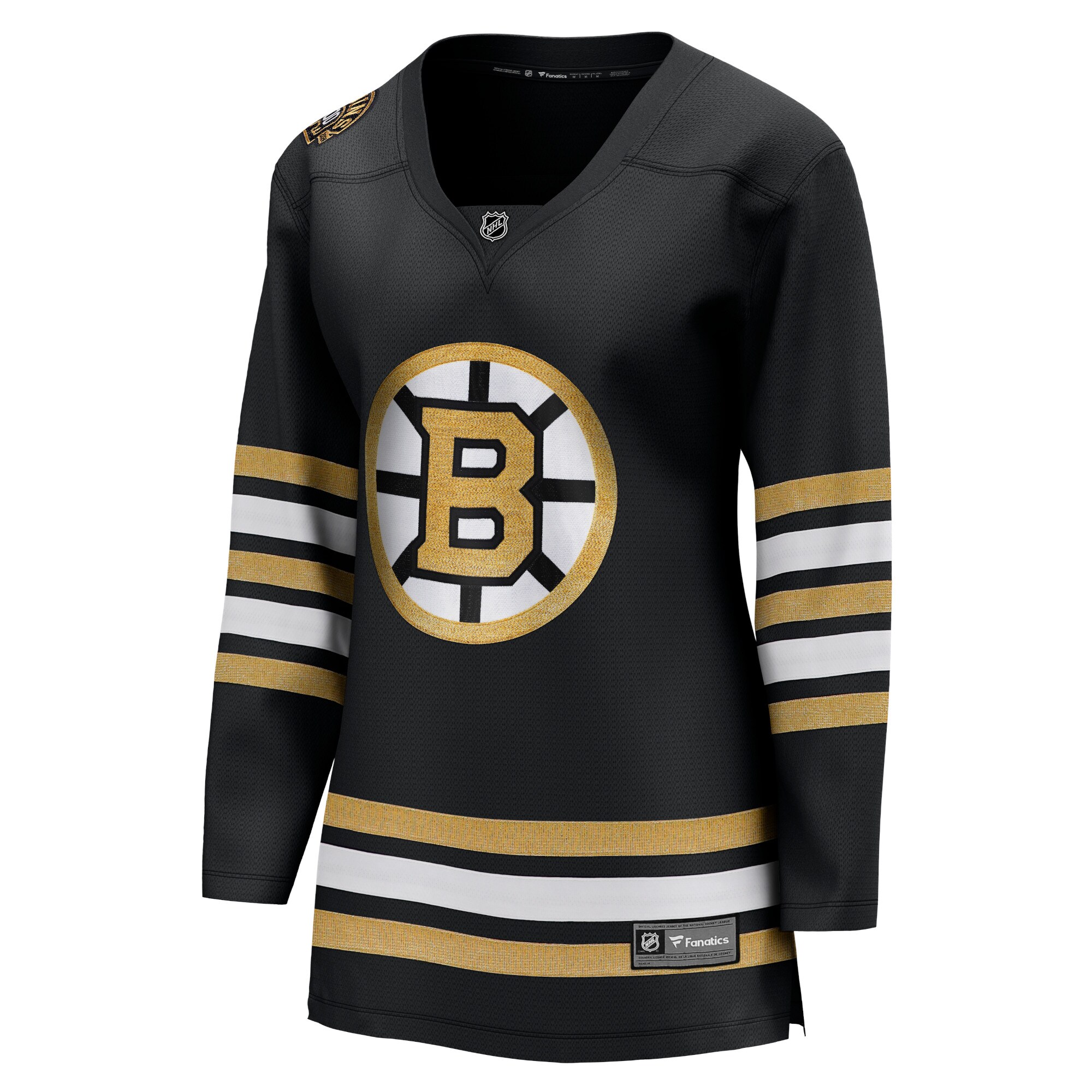 Boston Bruins Fanatics Women’s 100th Anniversary Premier Breakaway Jersey – Black