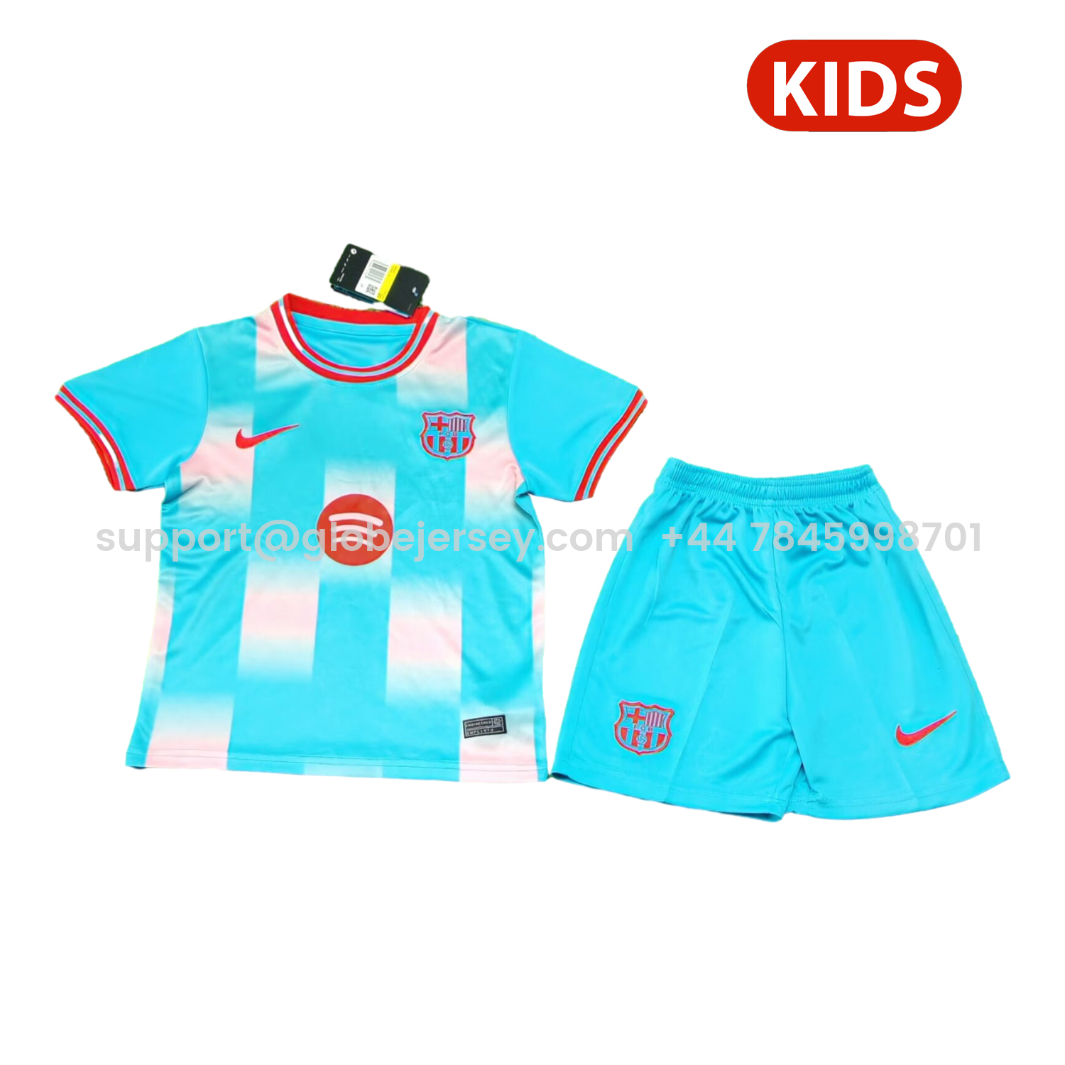Barcelona 25-26 Blue And Pink Special Kids Kit