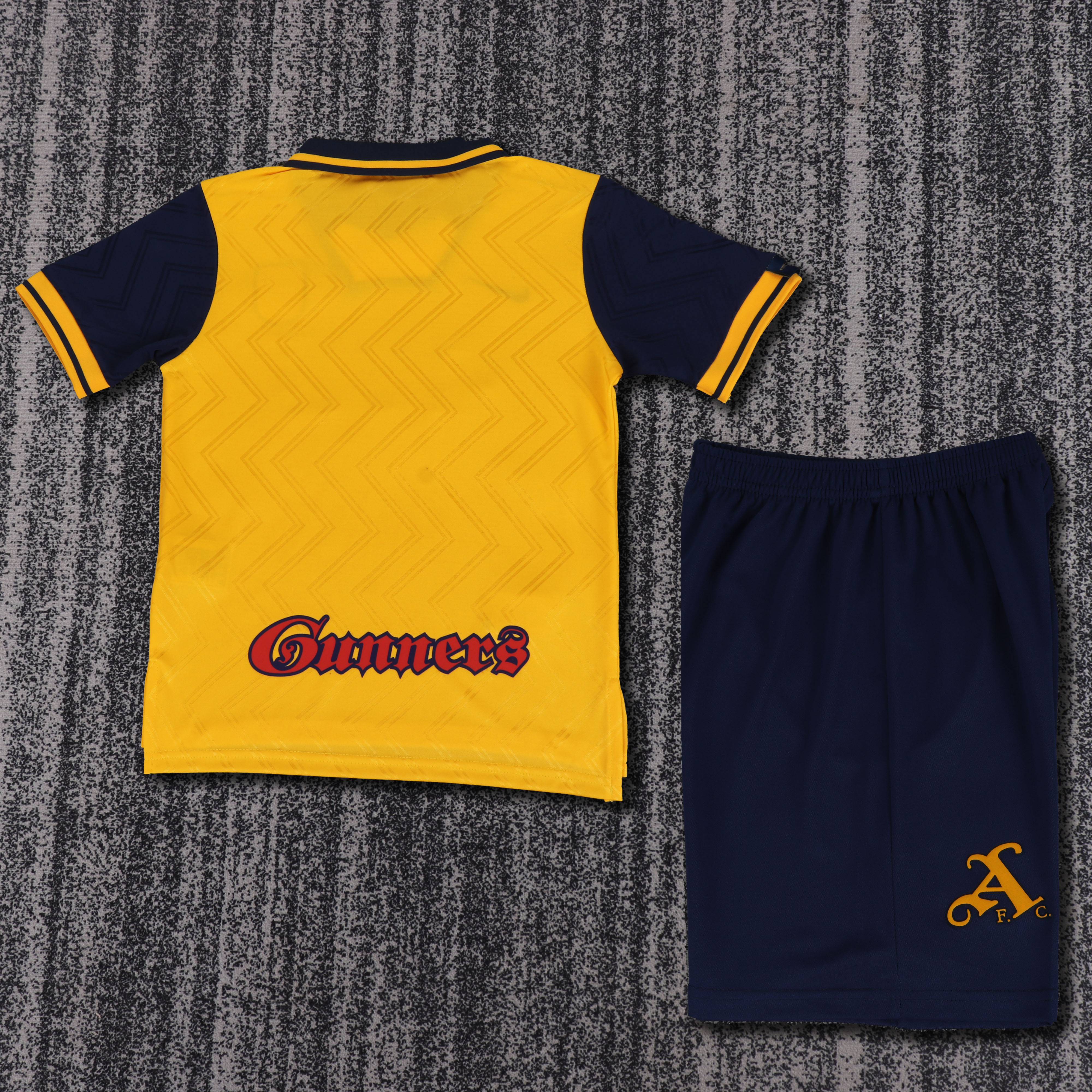 1996-97 Arsenal Away Retro Children's Jersey Set - Fans Edition