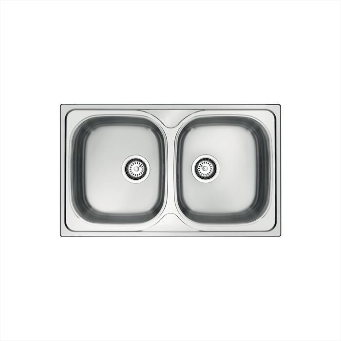 GLEM GAS - Lavello lineare GL279X 2 vasche-Inox