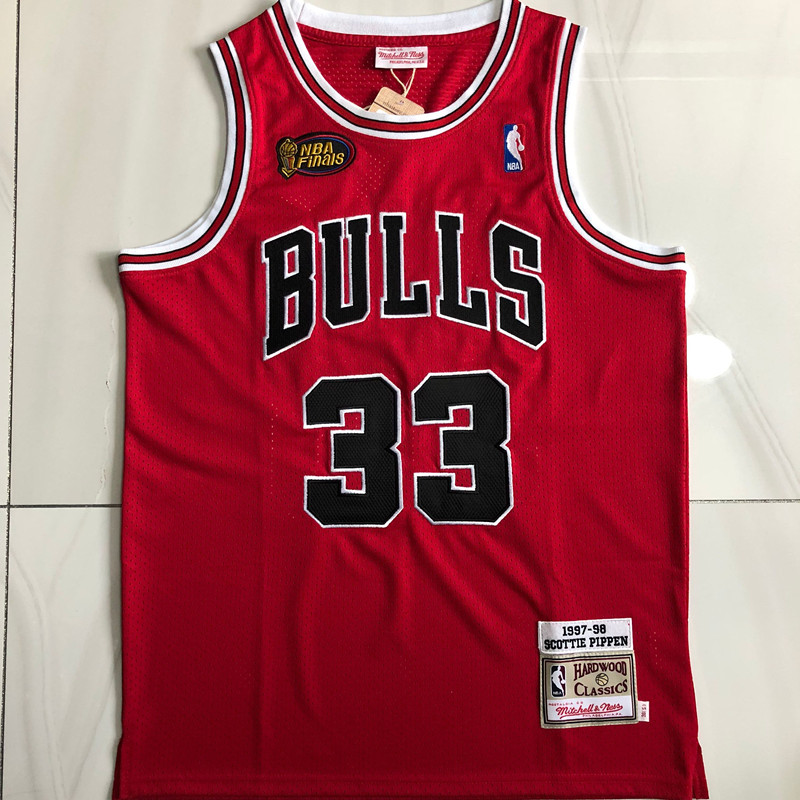 Mitchell Ness Pippen 97-98 AU Red Champion