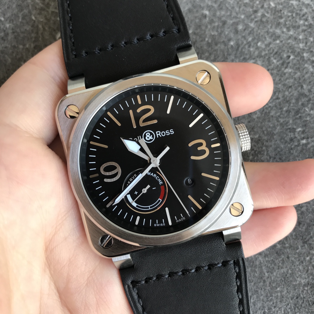 【Super Clone】Bell & Ross INSTRUMENTS series BR0397-BL-SISCA2 Black