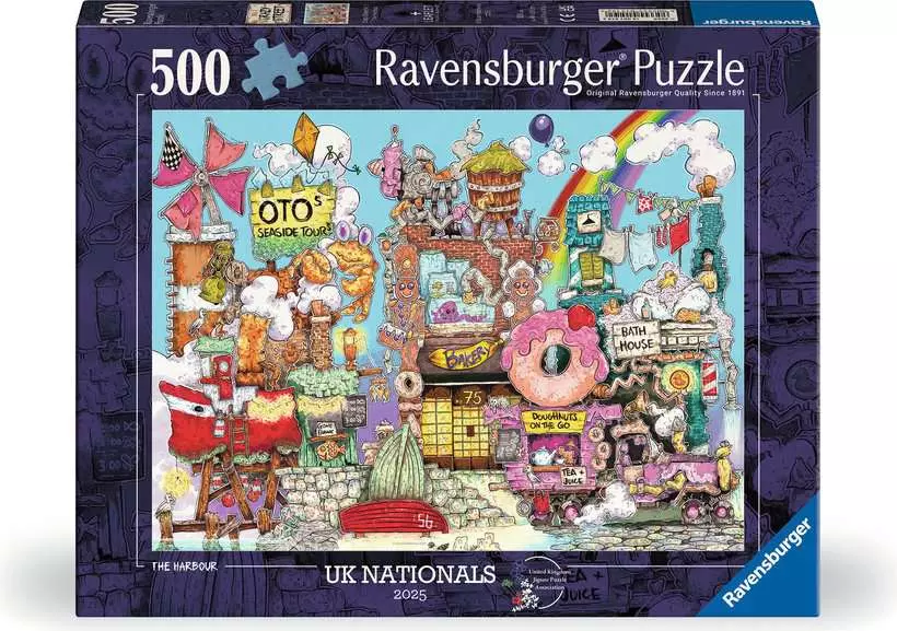 Crazy Street No.1 – The Harbour – Puzzle Championships – 500 Piece Jigsaw Puzzle (Ravensburger)