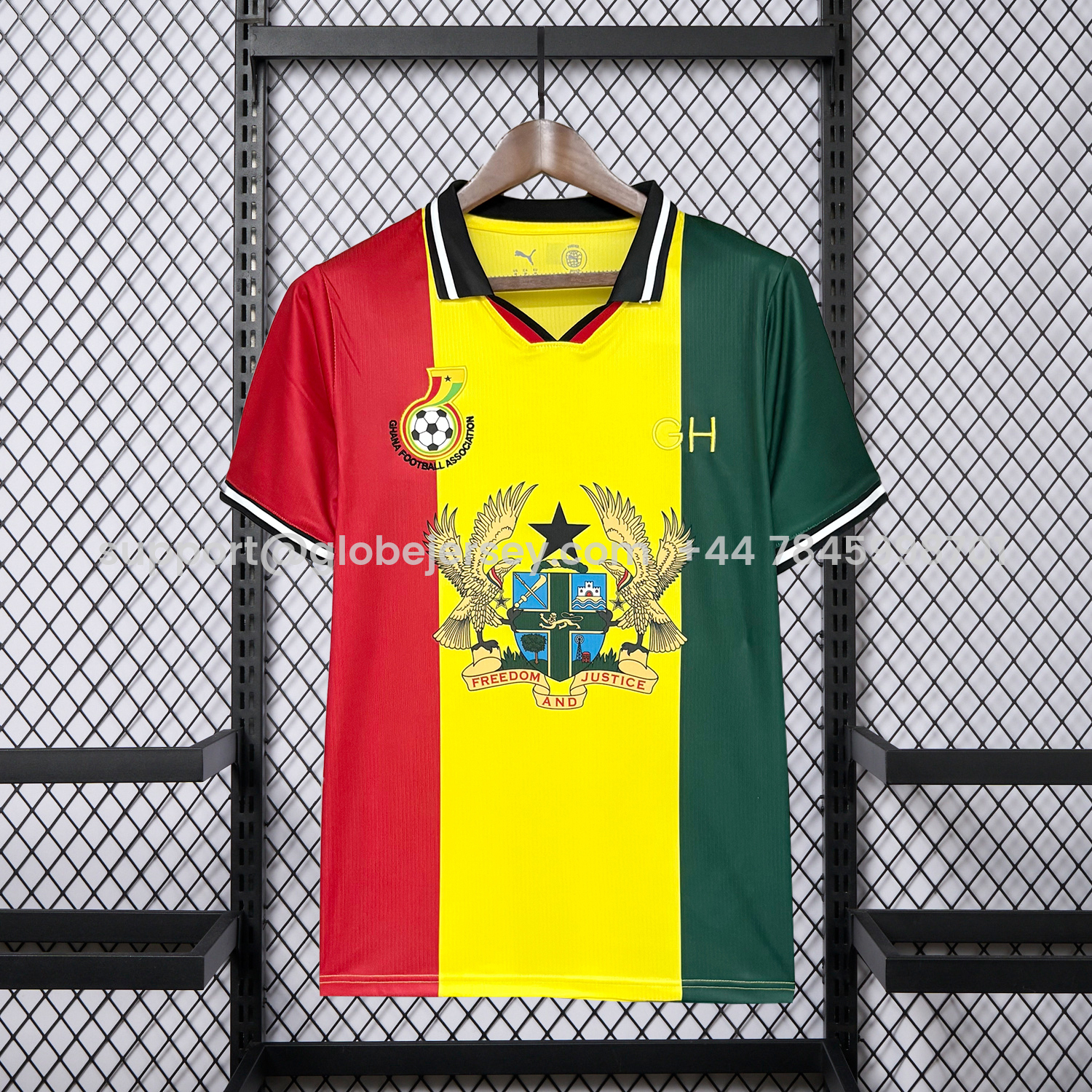 Ghana 2026 Red Yellow Green Jersey - Fans Version