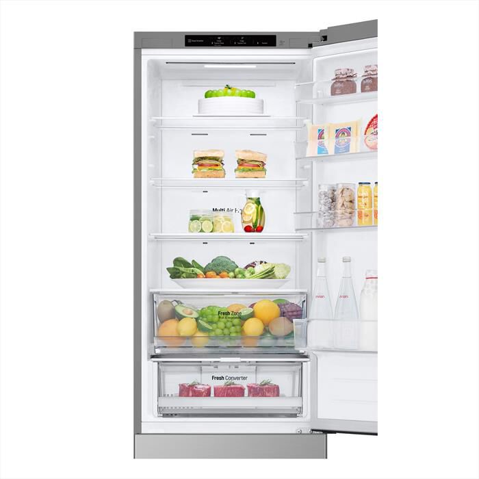 LG - Frigorifero combinato GBV22NCBPY Classe B 387 lt-Prime Silver