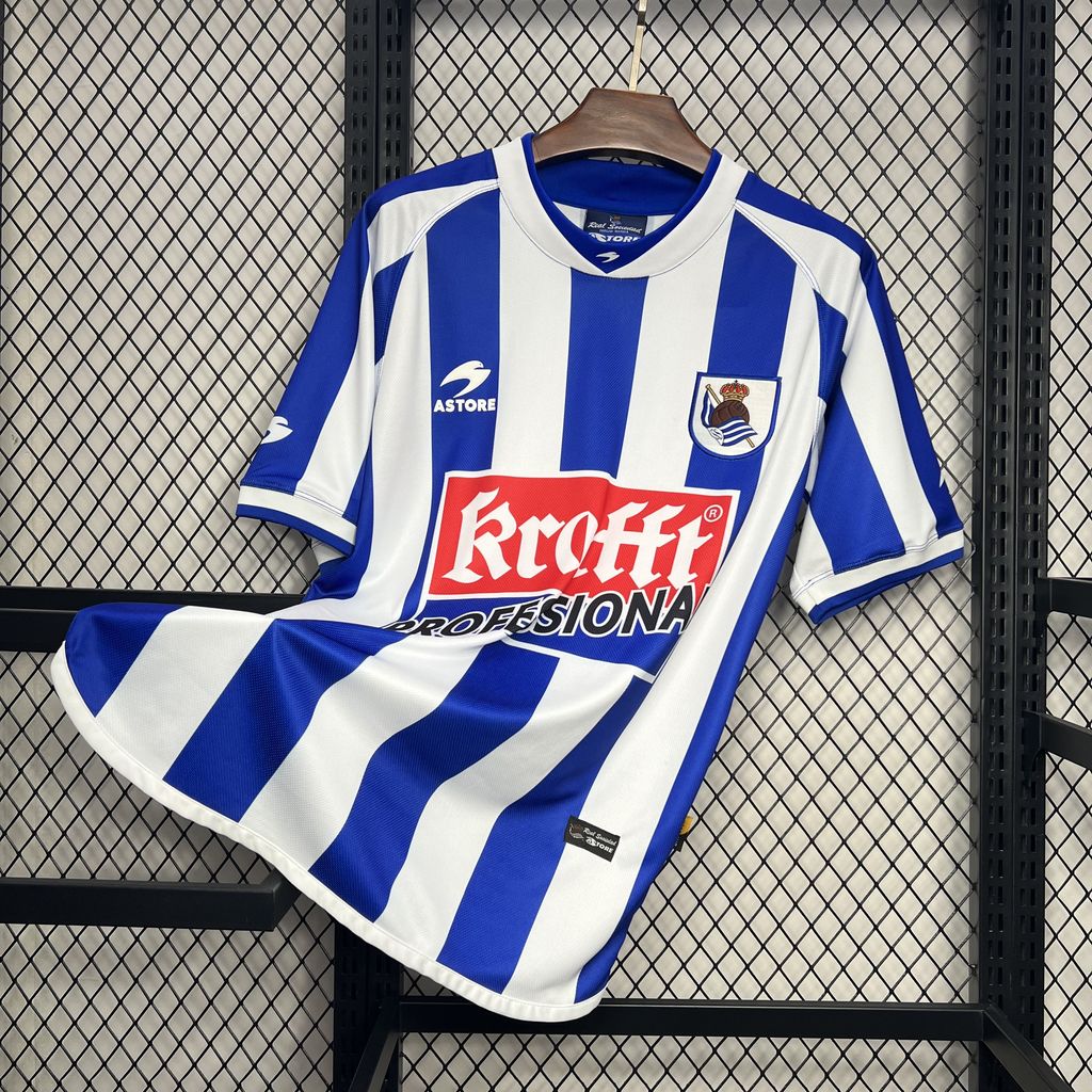 Retro Real Sociedad 2002-03 Home Jersey
