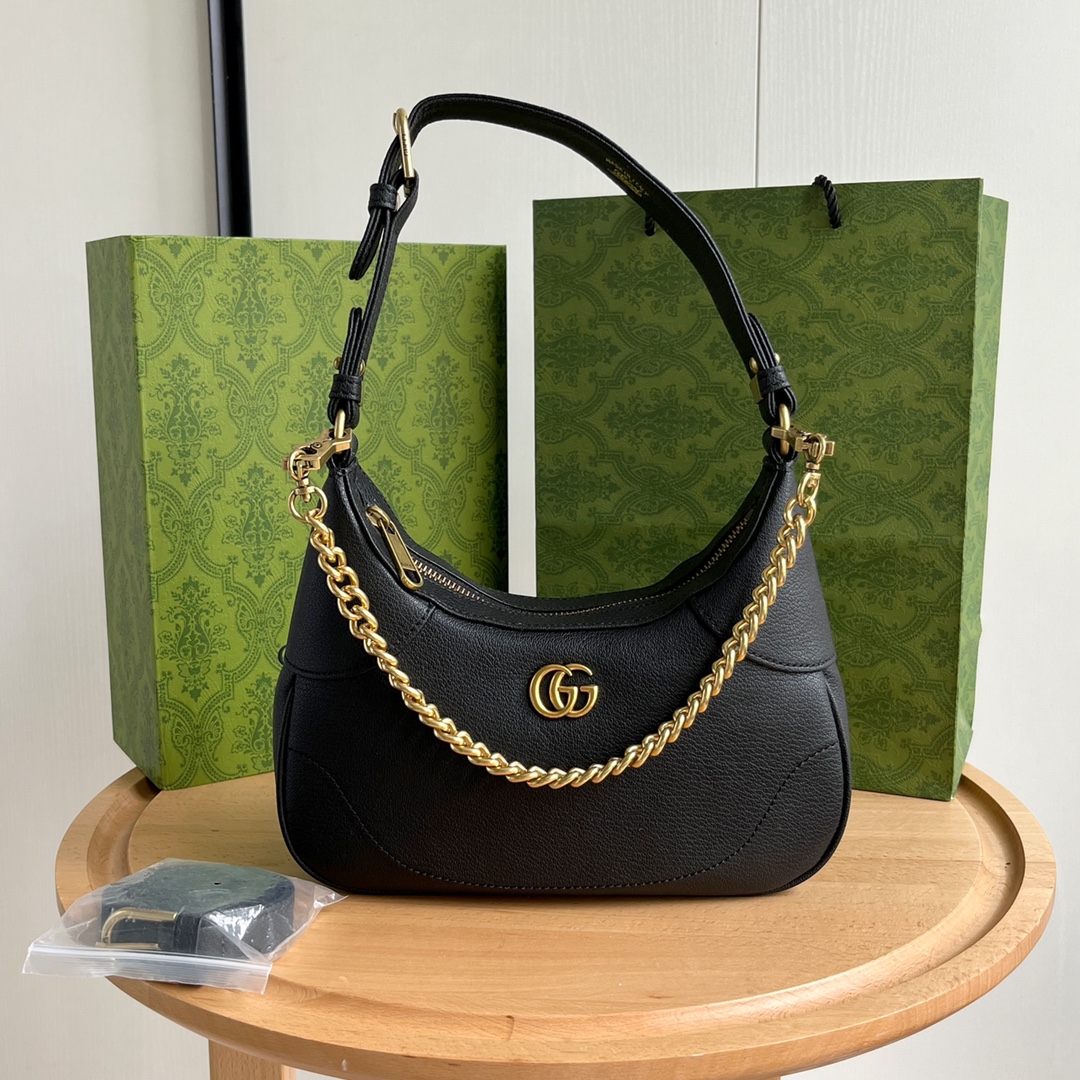 Gucci Goatskin Aphrodite Shoulder Bag