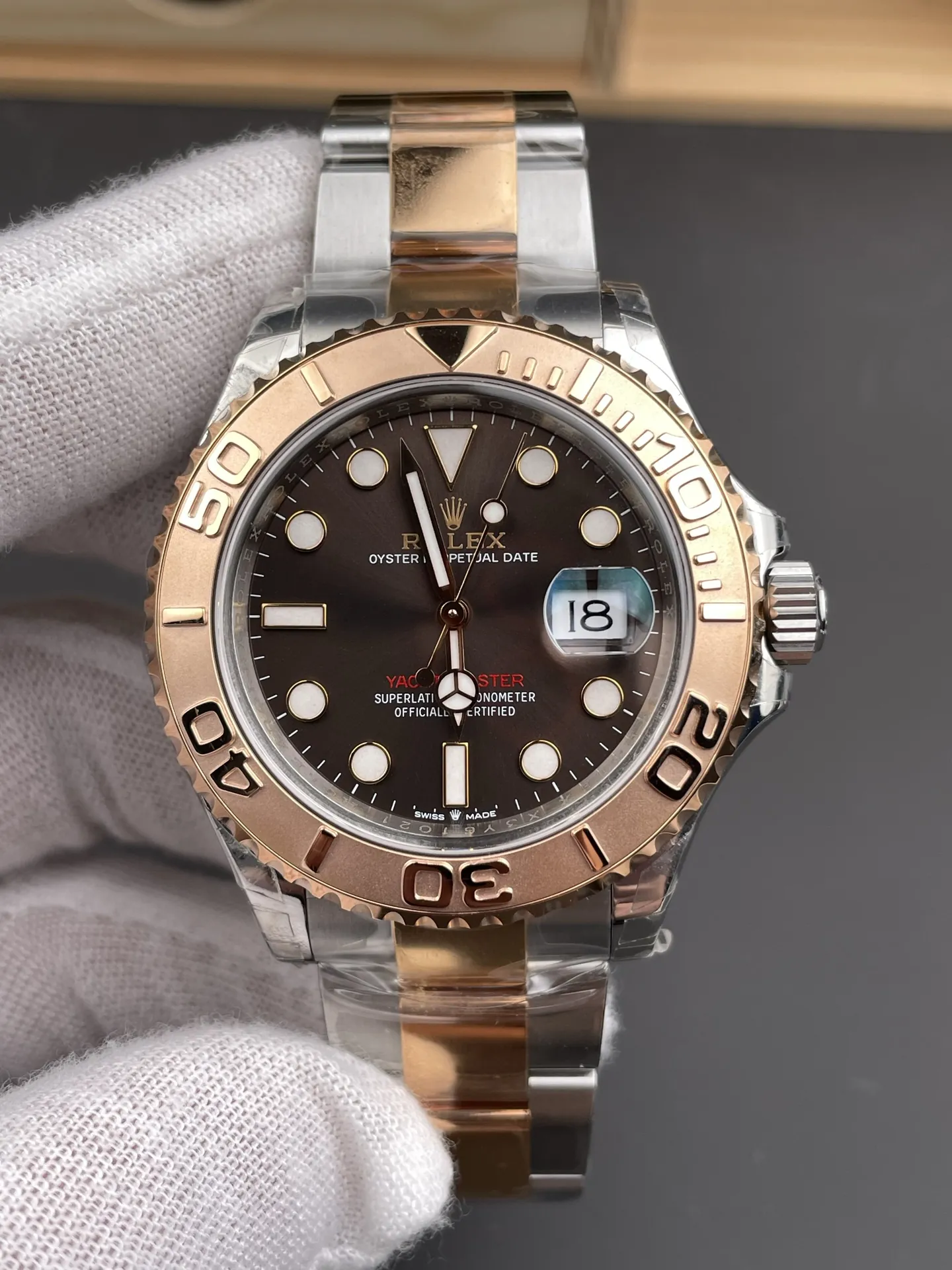 Rolex Yacht-Master Two-Tone Rose Gold 40mm