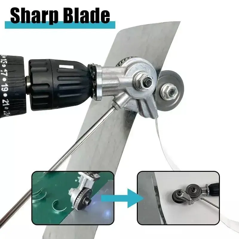 Electric Drill Metal Cutter Attachment Sheet Metal Cutter Drill Attachment