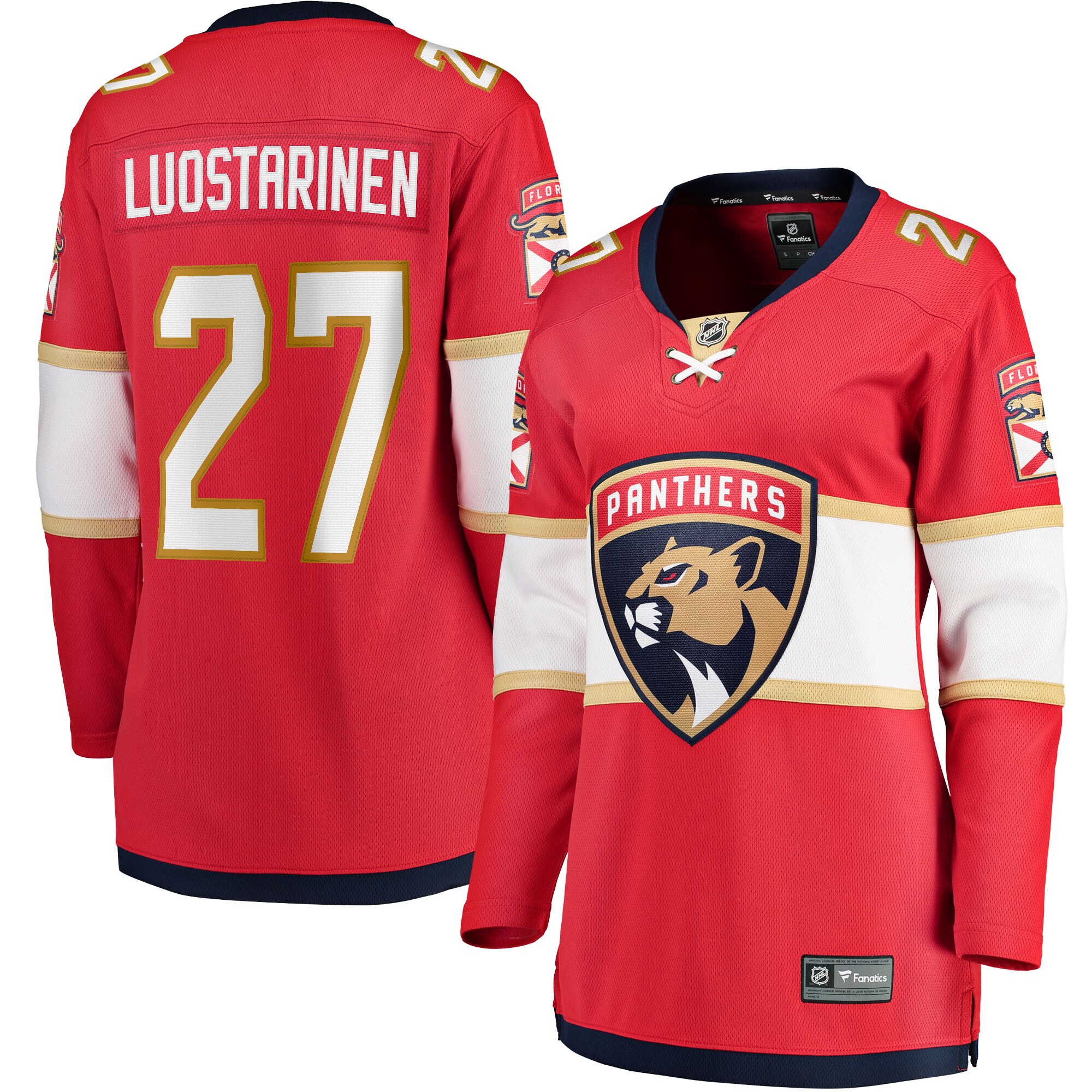 Eetu Luostarinen Florida Panthers Fanatics Women’s Home Breakaway   Jersey – Red