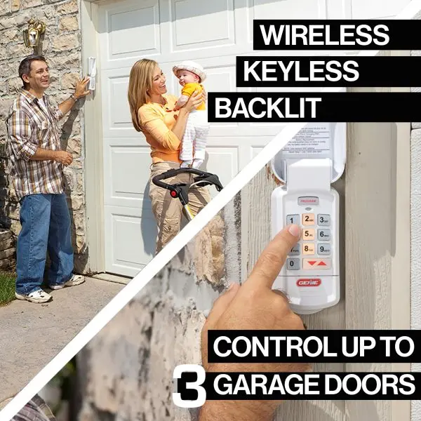 0.75 HP Chain-Drive Garage Door Opener – Quiet Operation with Battery Backup & Smart Features