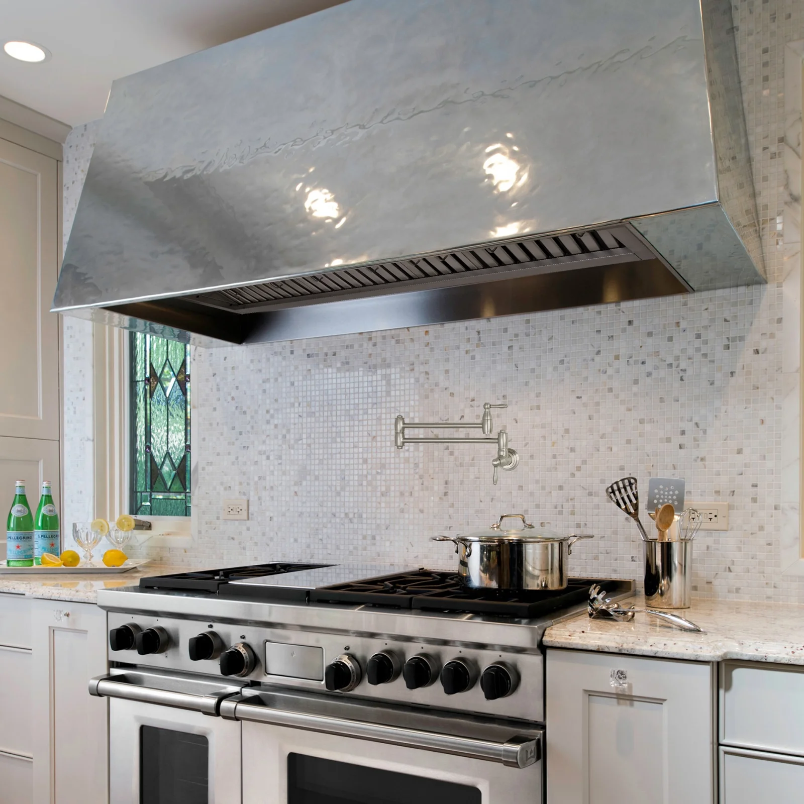 Akicon 48 Inch Range Hood Insert, Stainless Steel 8