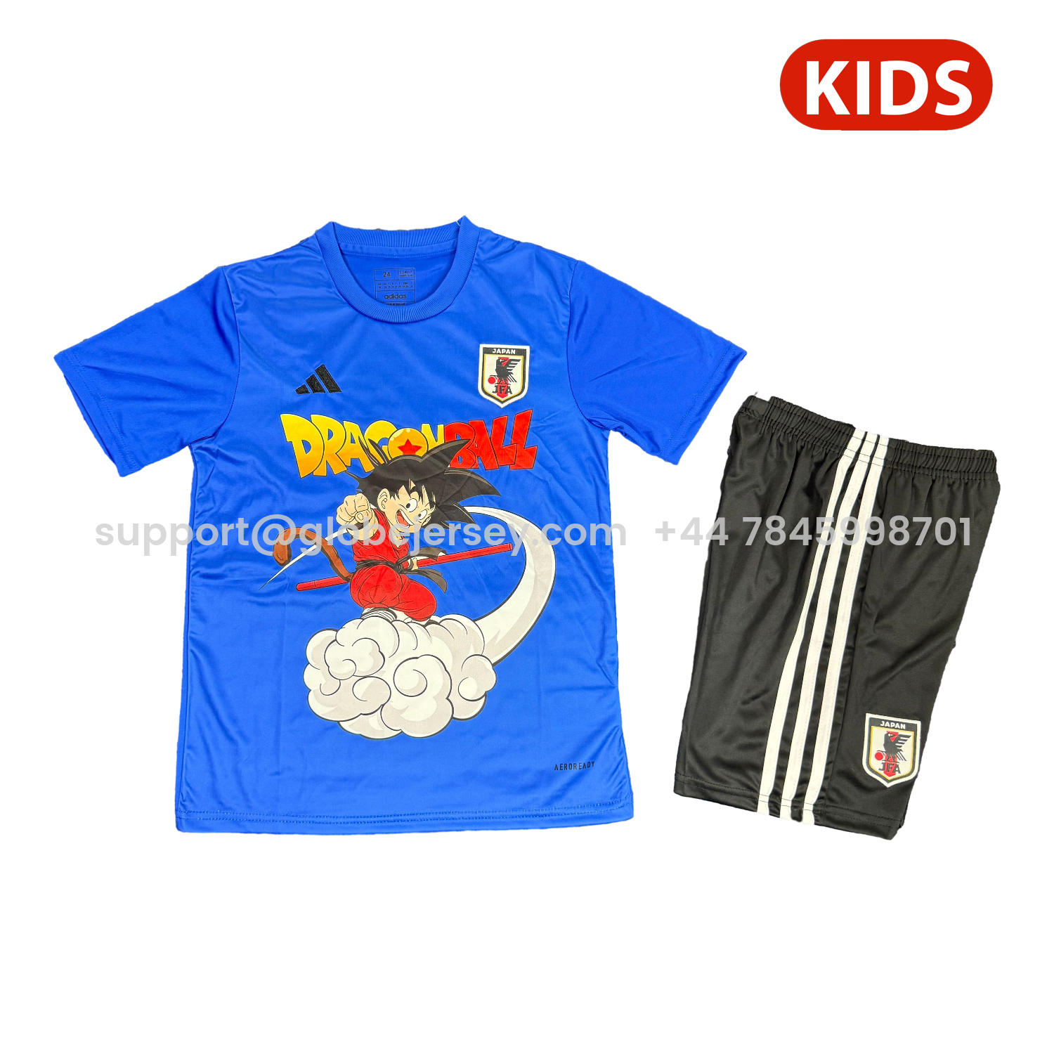 Japan 25-26 Dragon Ball Son Goku And Somersault Cloud Blue Special Kids Kit