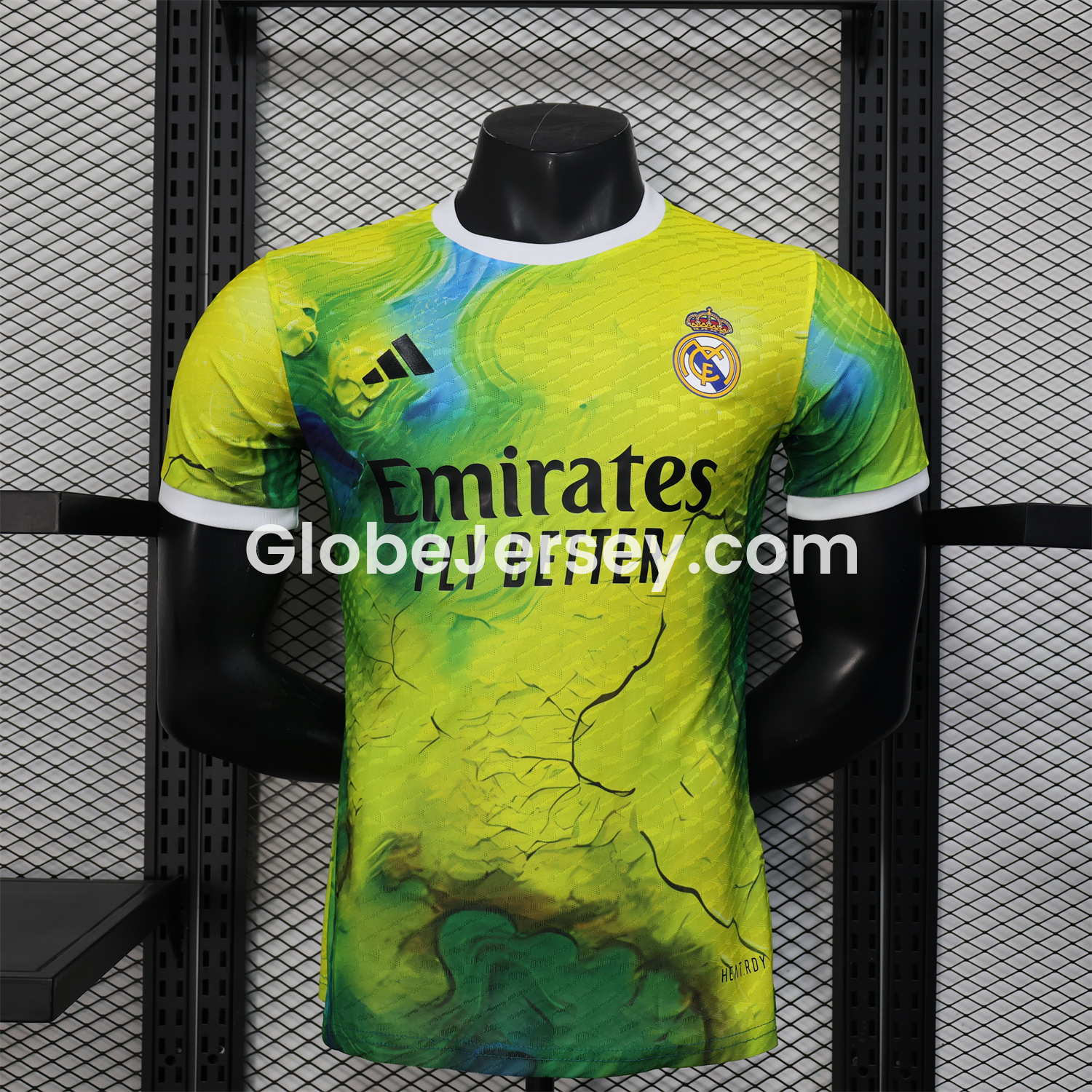 Real Madrid 25-26 Green & Yellow Special Edition Jersey - Player Version