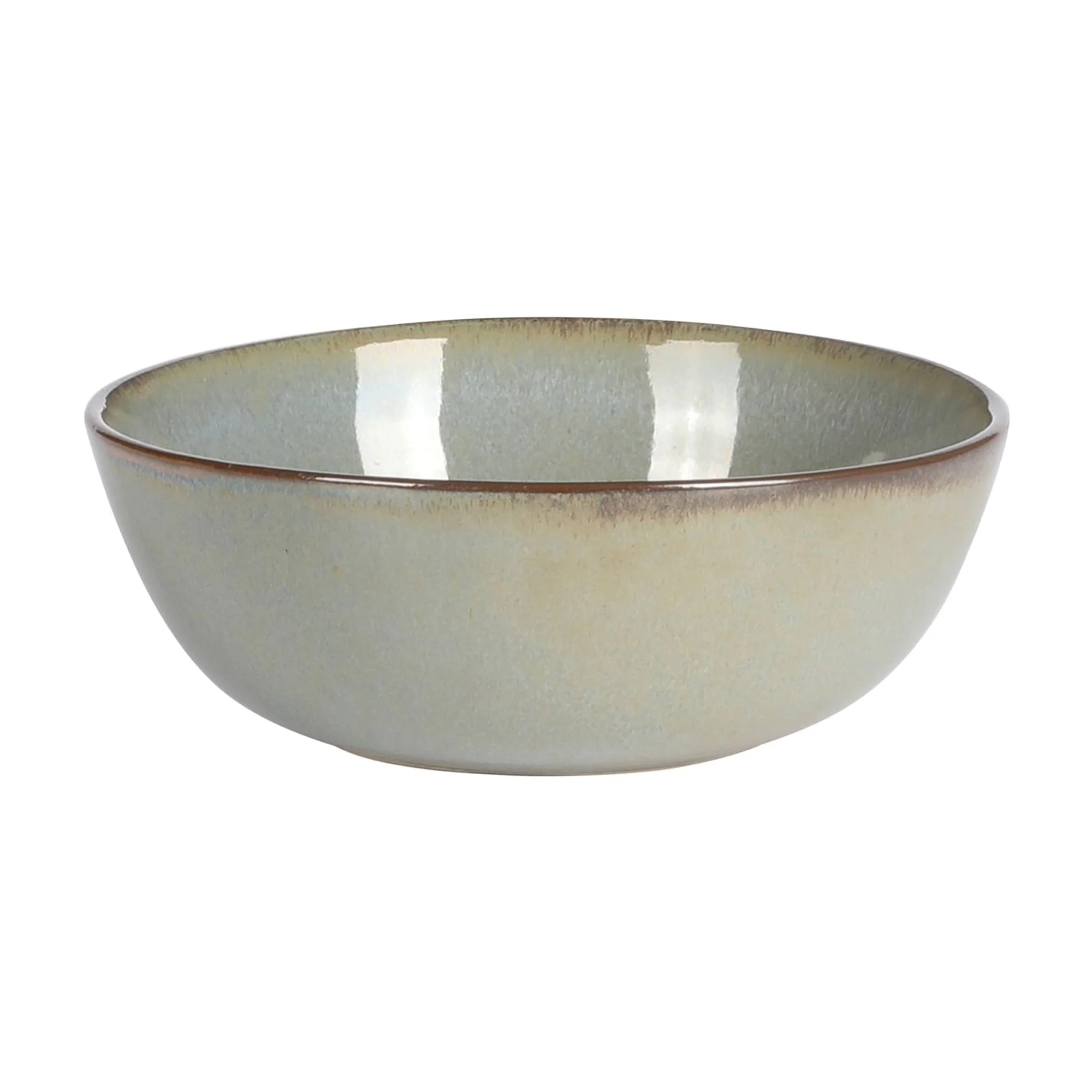 Gibson Elite Berea 16 Piece (Service for 4) Plates and Bowls Stoneware Dinnerware Set -Taupe