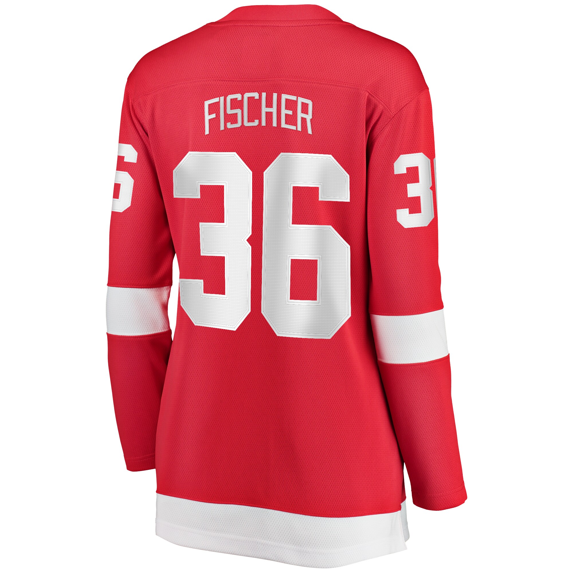 Christian Fischer Detroit Red Wings Fanatics Women’s Home Breakaway   Jersey – Red