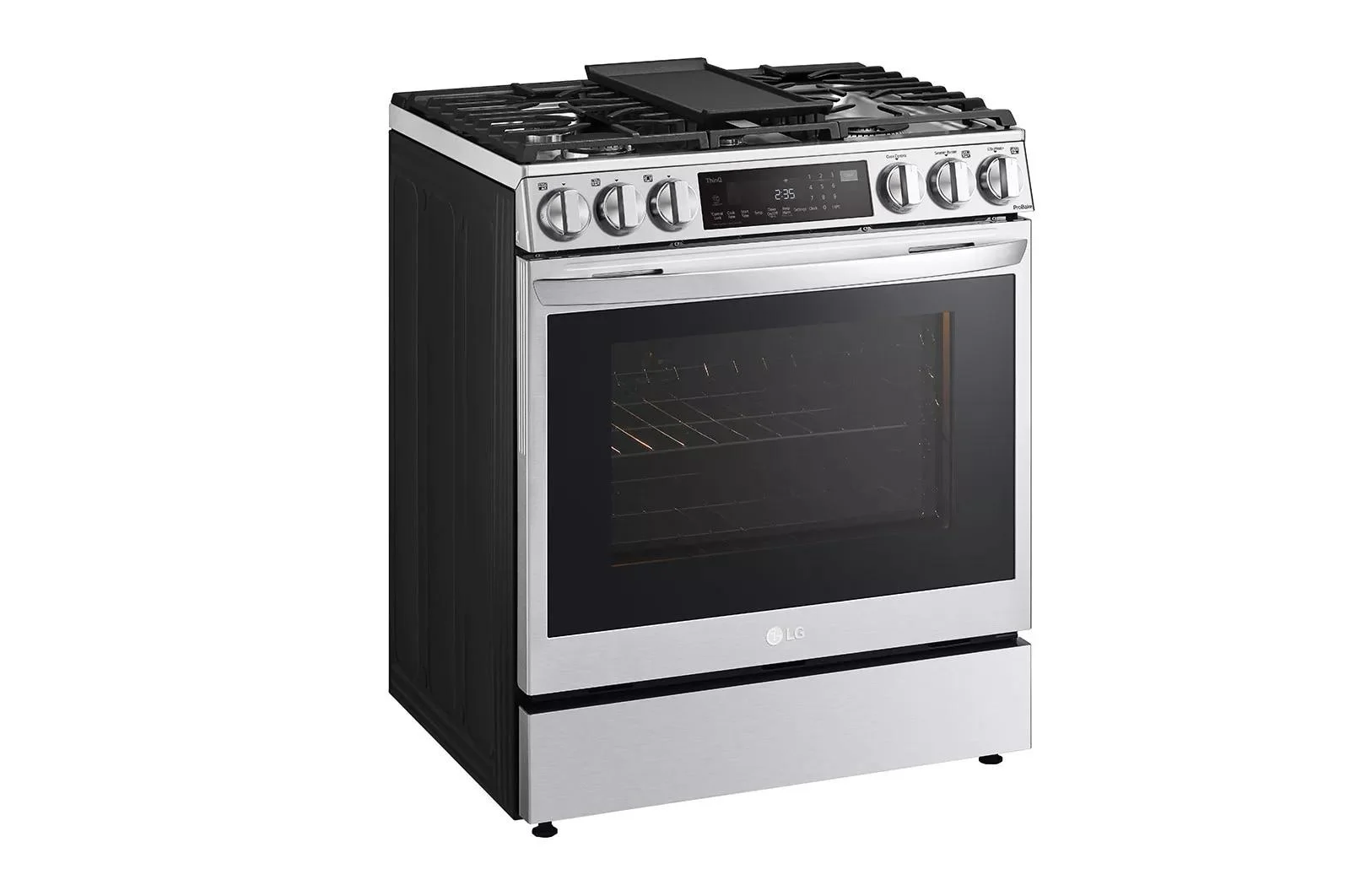 LG LSDL6336F 6.3 Cu Ft. Stainless Steel Slide-In Smart Dual Fuel Range