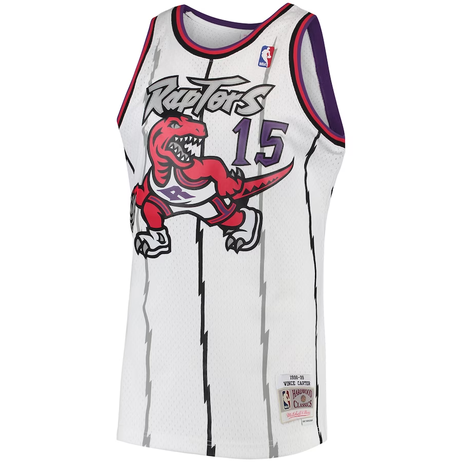 Toronto Raptors Vince Carter White 1998/99 Jersey