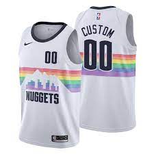 Custom Denver Nuggets City Edition  Jersey